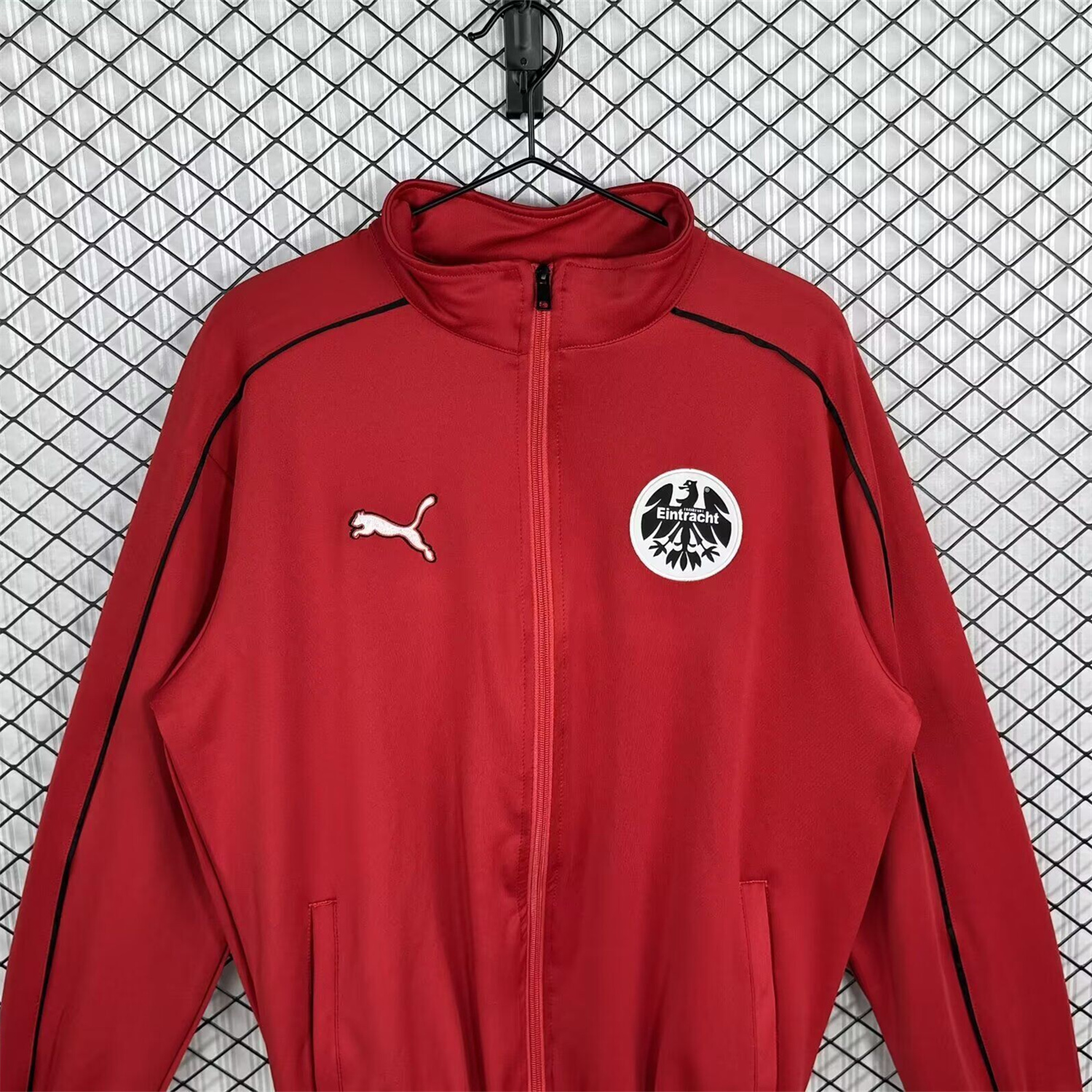 AlphaJersey-Frankfurt 25-26 Training Windbreaker Jacket - Red