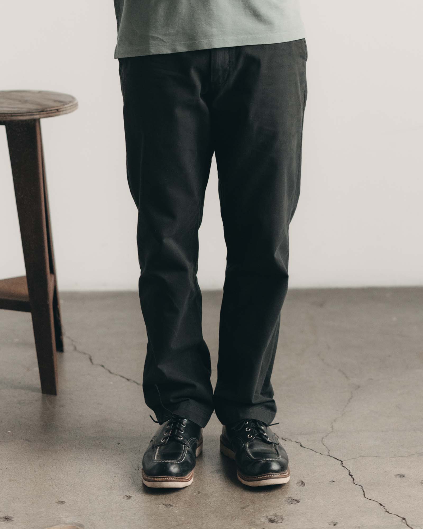 The Democratic Foundation Pant in Organic Faded Black | Modern Menswear by yycbvcnbmmnbm