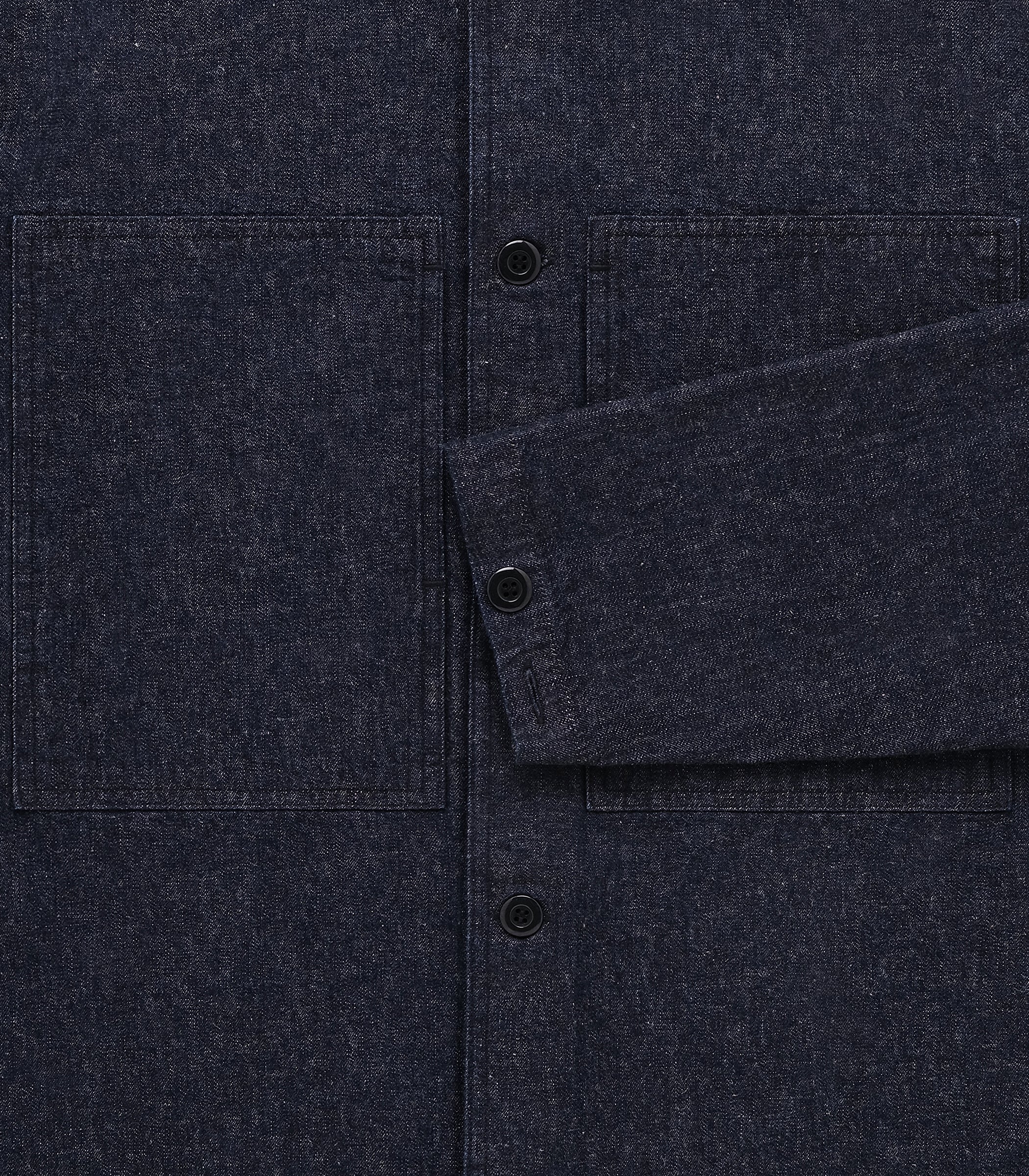 Mafra Denim Cotton & Linen Overshirt | Modern Menswear by yycbvcnbmmnbm