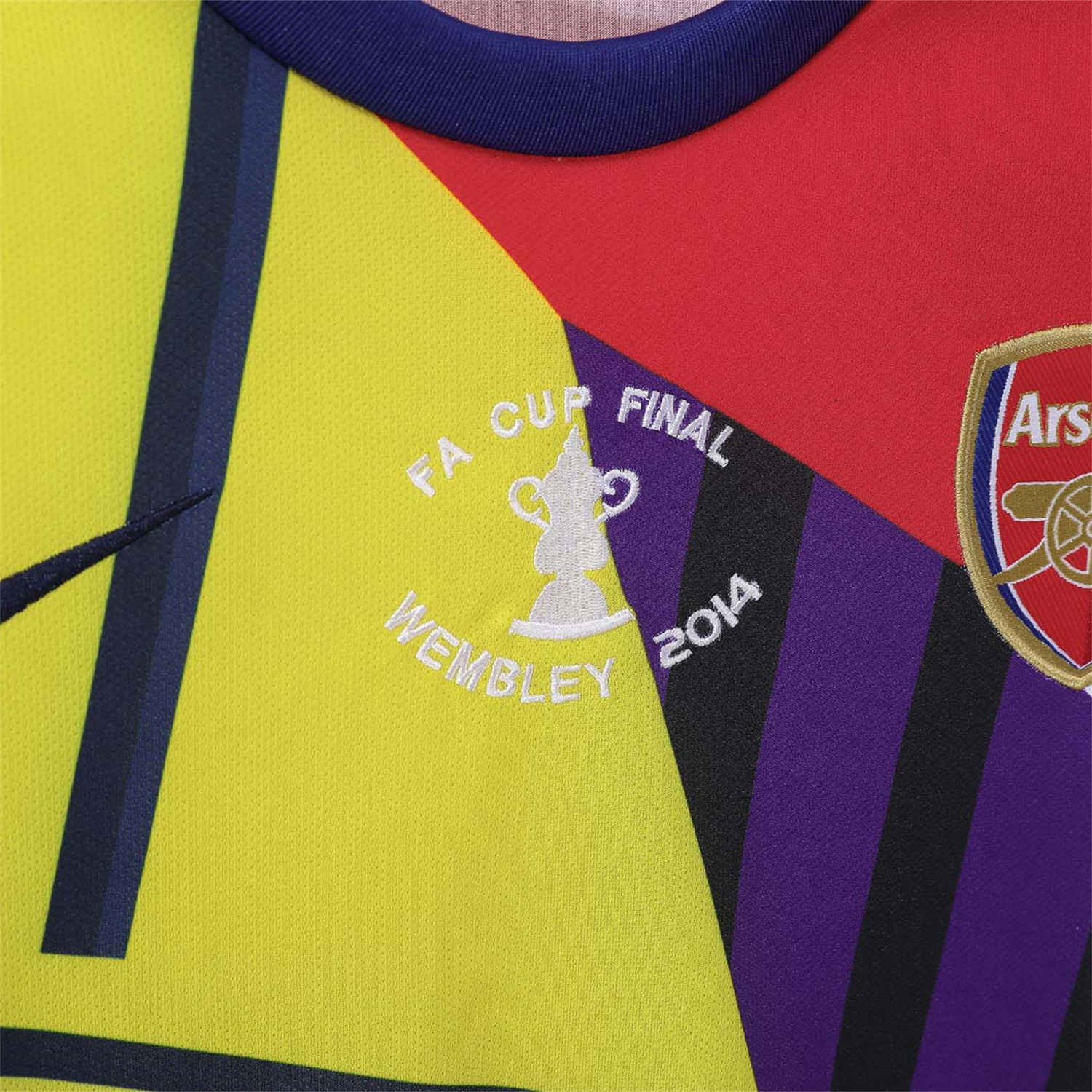 AlphaJersey-Retro Arsenal 2014 FA CUP Trophy Commemorative Jersey