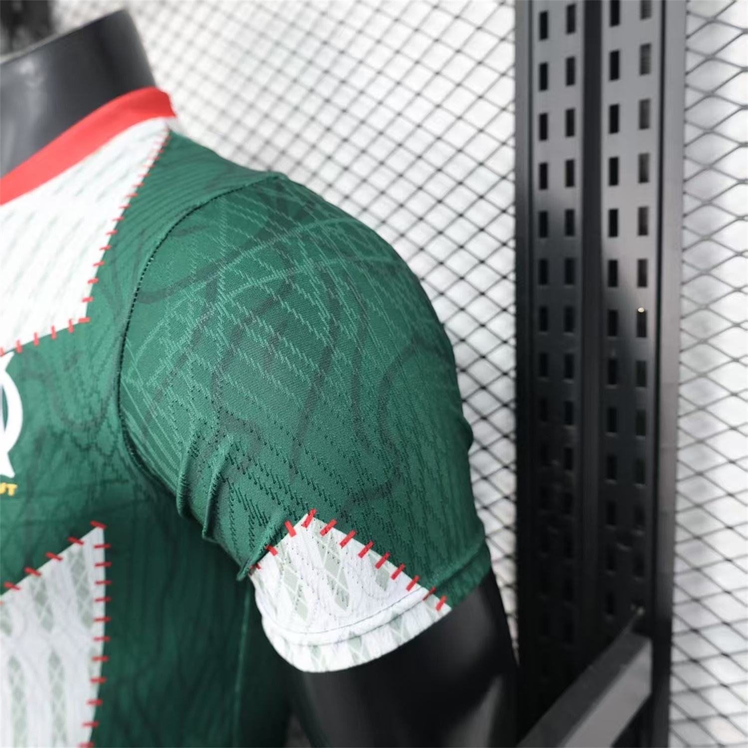 AlphaJersey-Marseille 25-26 Dark Green And White Jersey -Player Version