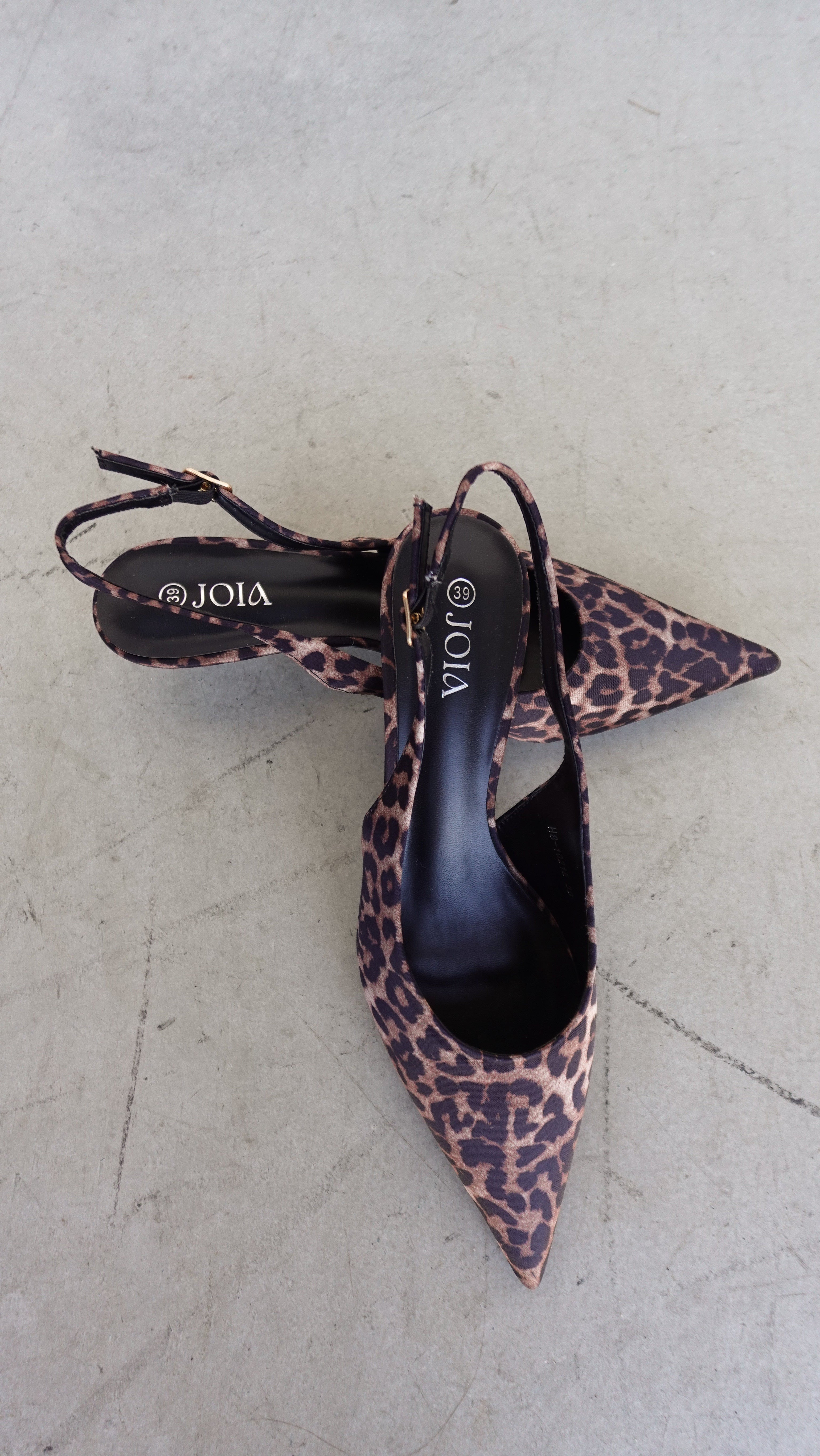 Leopard Slingback Kitten Heel | Elegant Women's Fashion by coolavocek