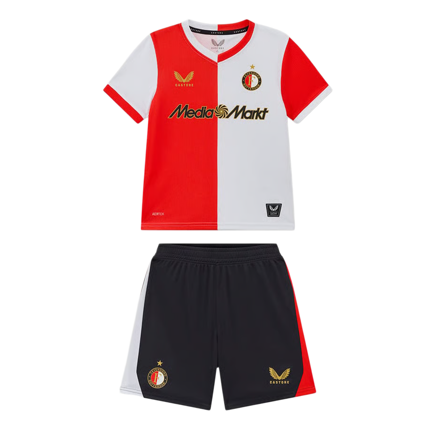 AJ-AlphaJersey-Feyenoord 25-26 Home Kids Kit
