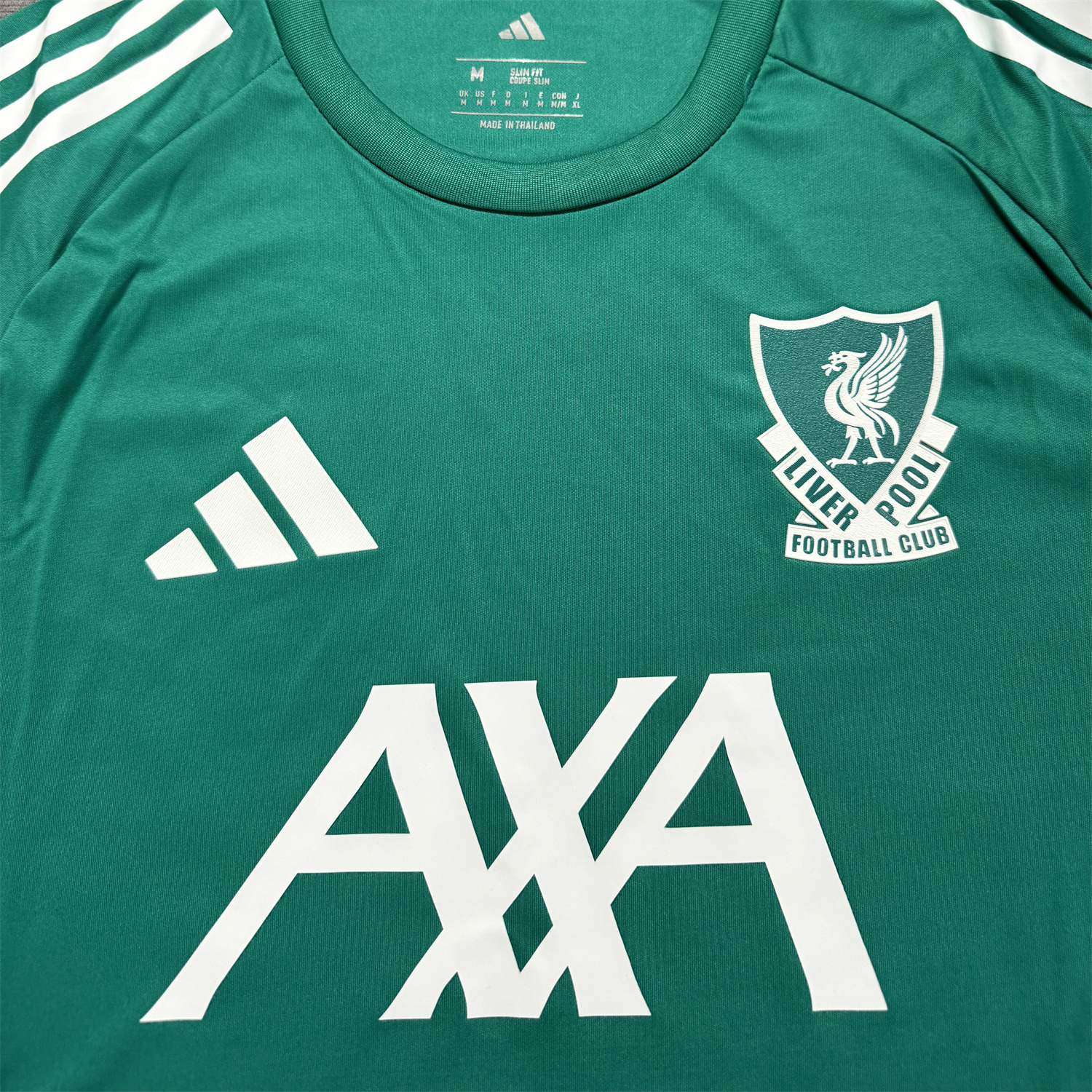 AlphaJersey-Liver.pool 25-26 AXA Green Training Jersey - Fans Version