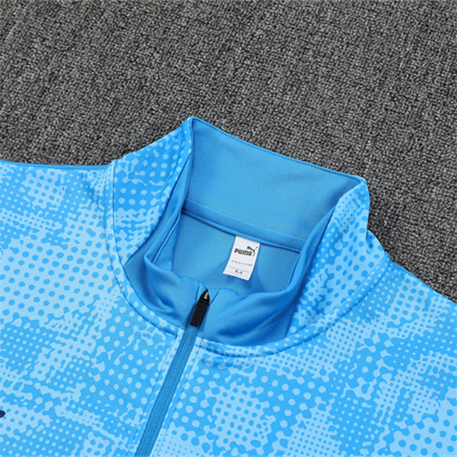 AlphaJersey-Manchester City 25-26 Long Sleeve Training Set -Light Blue Top & Deep Blue Pants