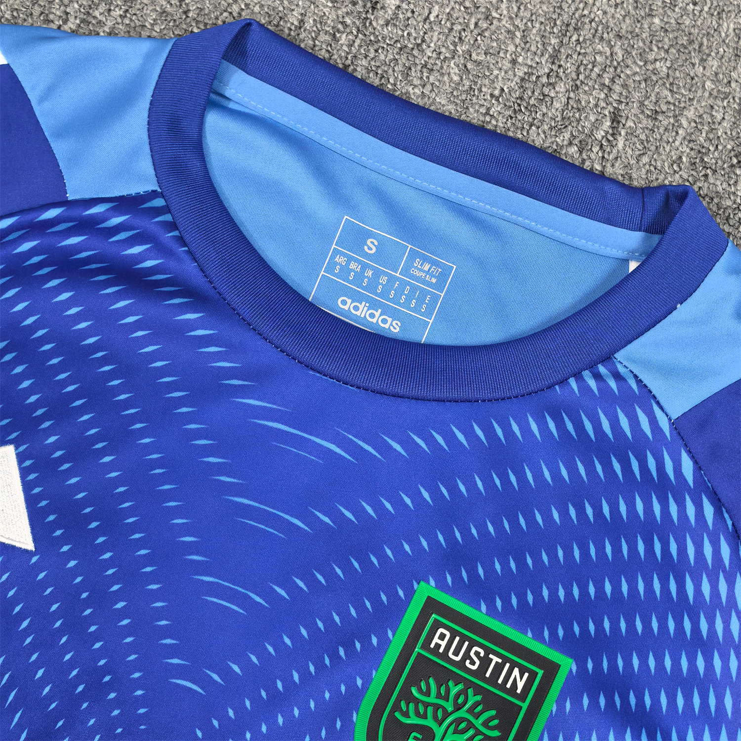 AlphaJersey-Austin 25-26 Blue Goalkeeper Jersey - Fans Version