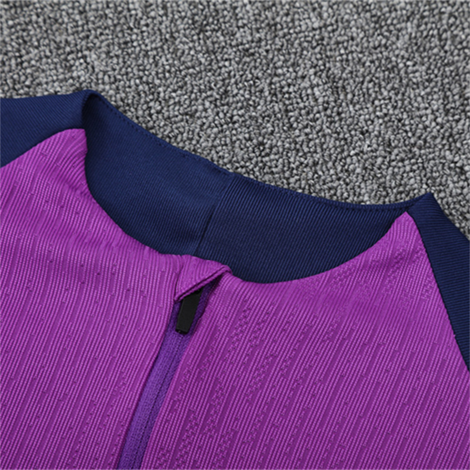 AlphaJersey-Barcelona 25-26 Long Sleeve Training Set - Purple Top & Deep Blue Pants