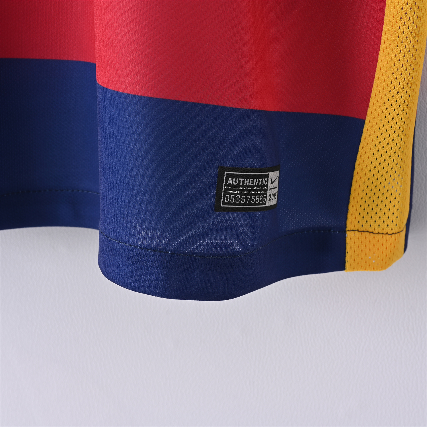AlphaJersey-Retro Barcelona 15-16 Home Long Sleeves Jersey