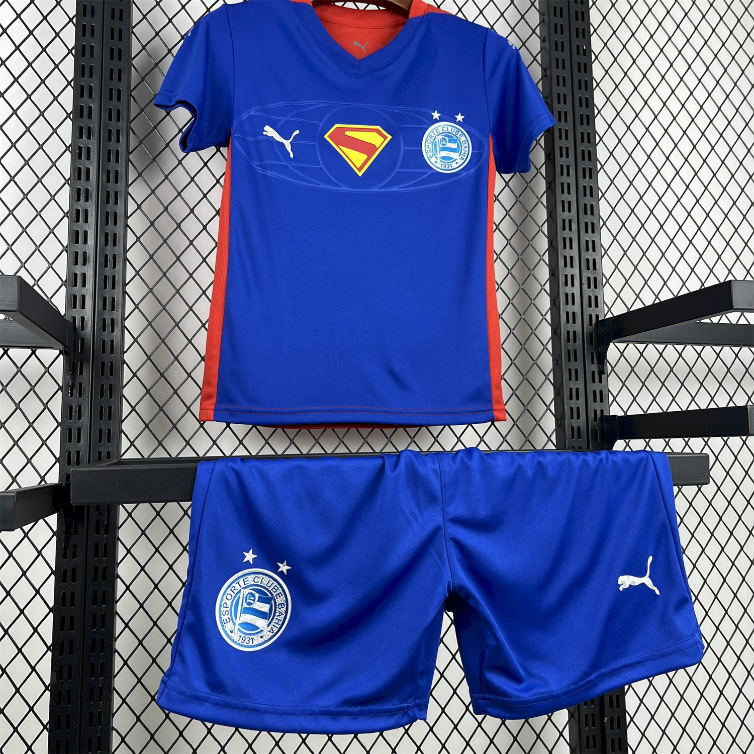 AlphaJersey-Bahia 25-26 Super-Man Blue Special Kids Kit