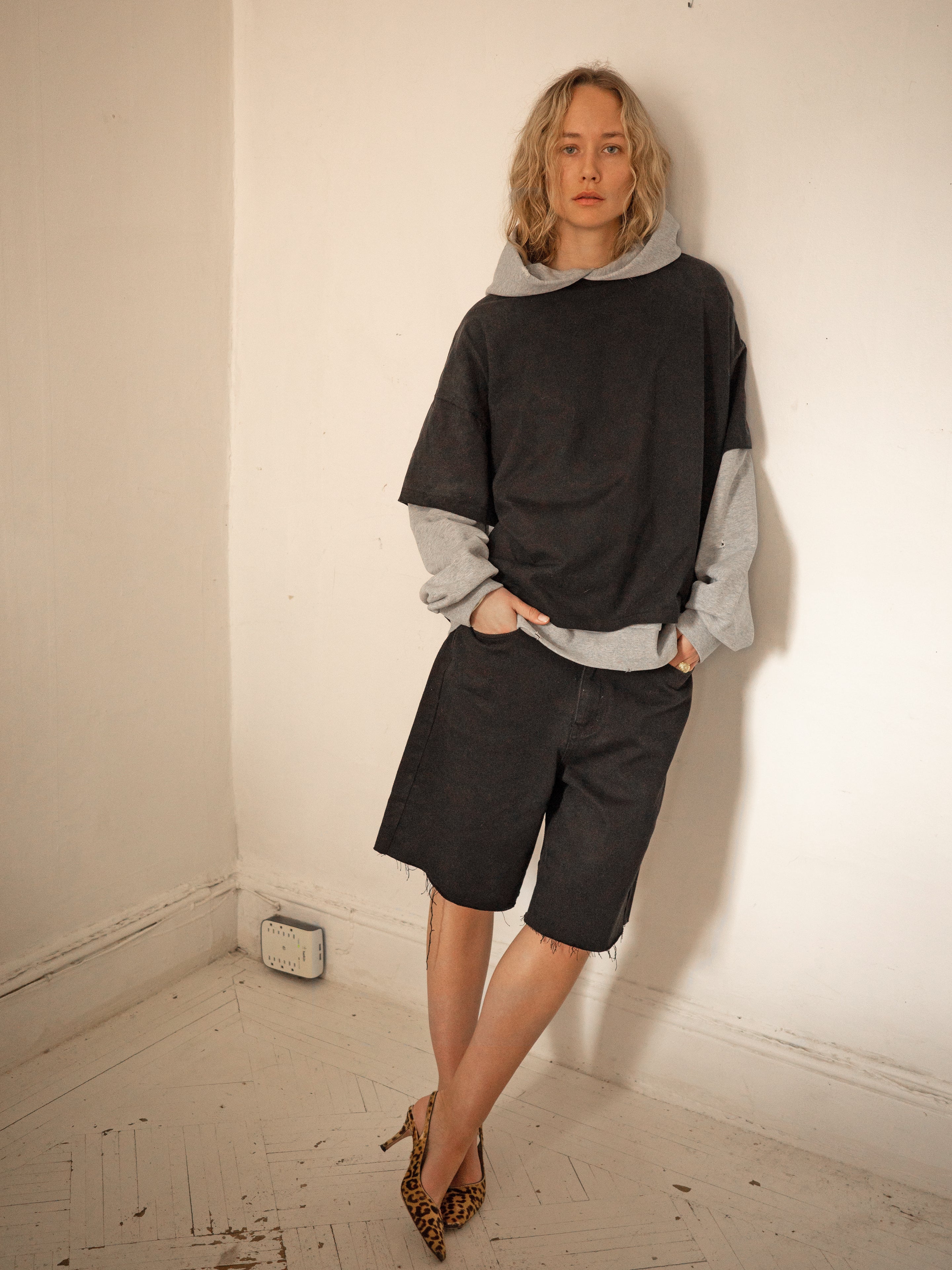 Double Layer Hoodie | Modern Menswear by yycbvcnbmmnbm