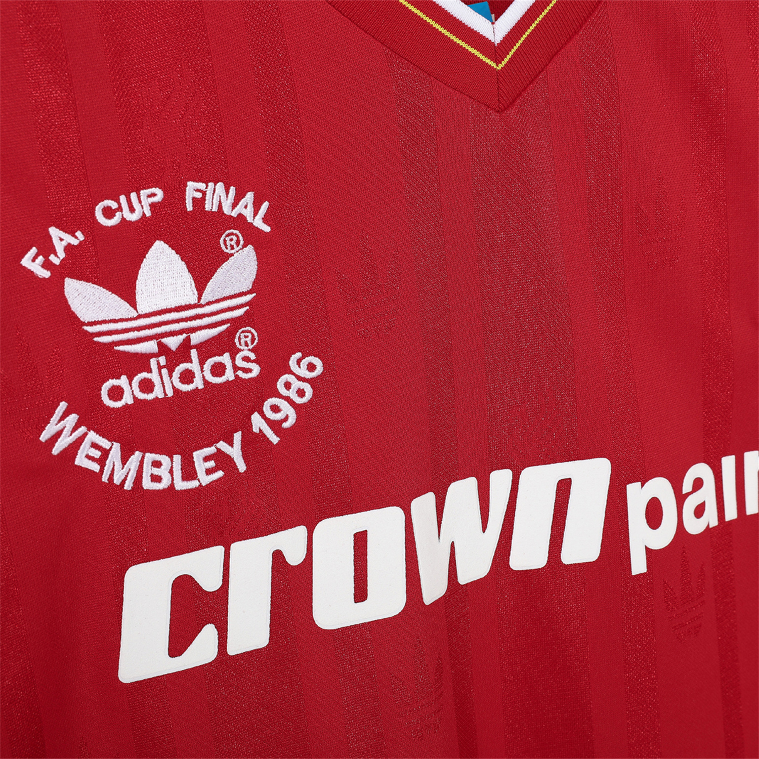AlphaJersey-Retro Liver.pool 1985-86 Home Jersey - FA CUP FINAL Version