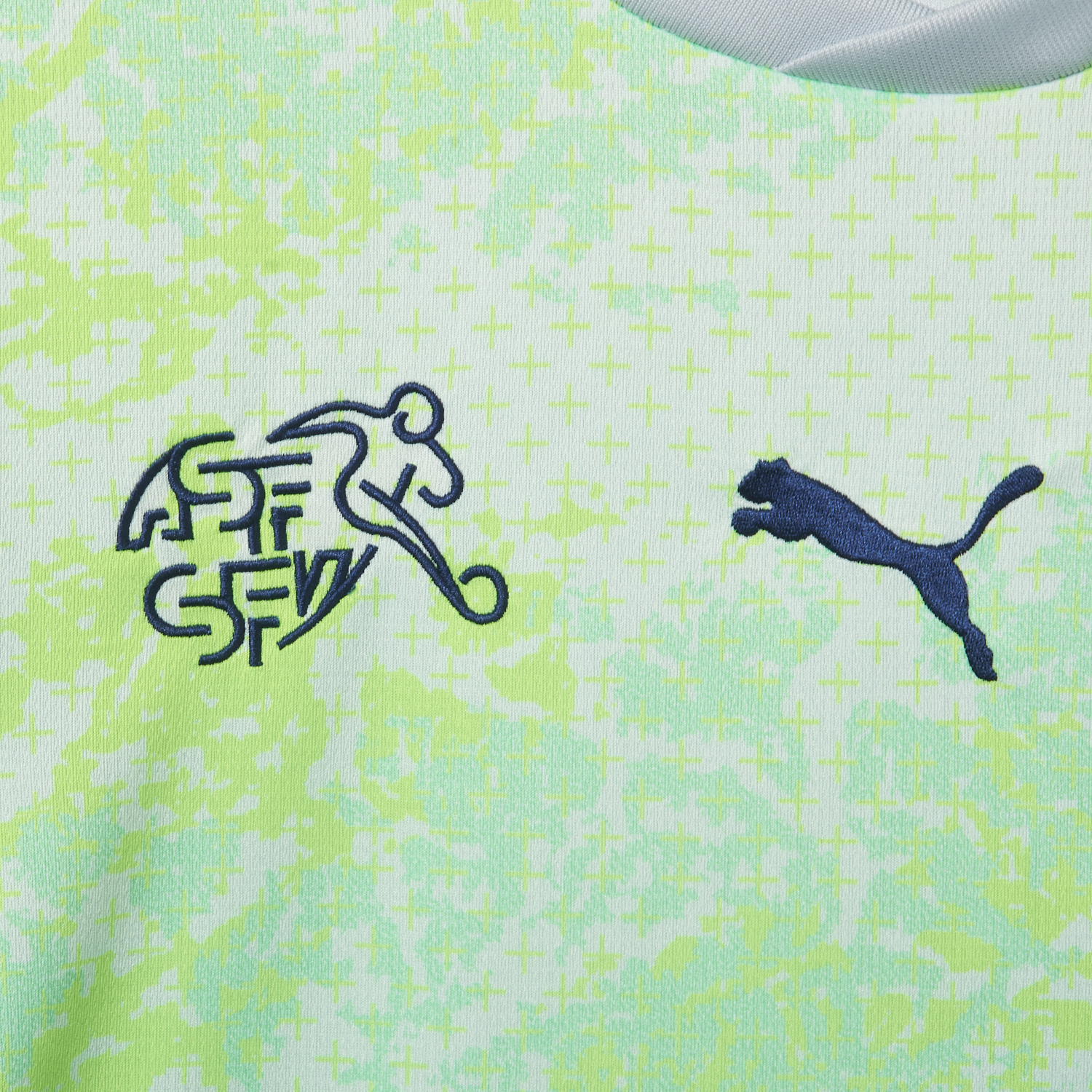 AlphaJersey-Switzerland 2026 Away Green Jersey - Fans Version