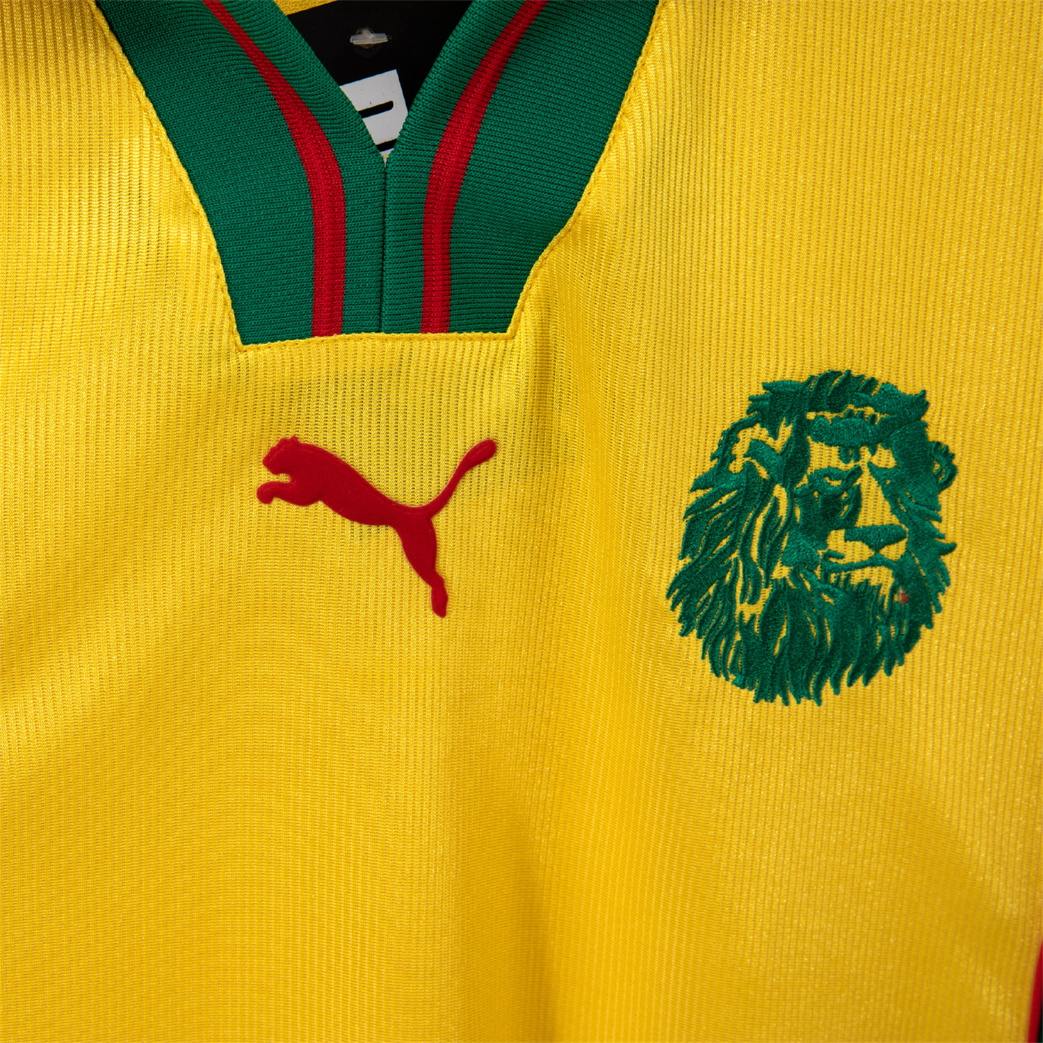 AlphaJersey-Retro Cameroon 1998-99 Away Yellow Jersey