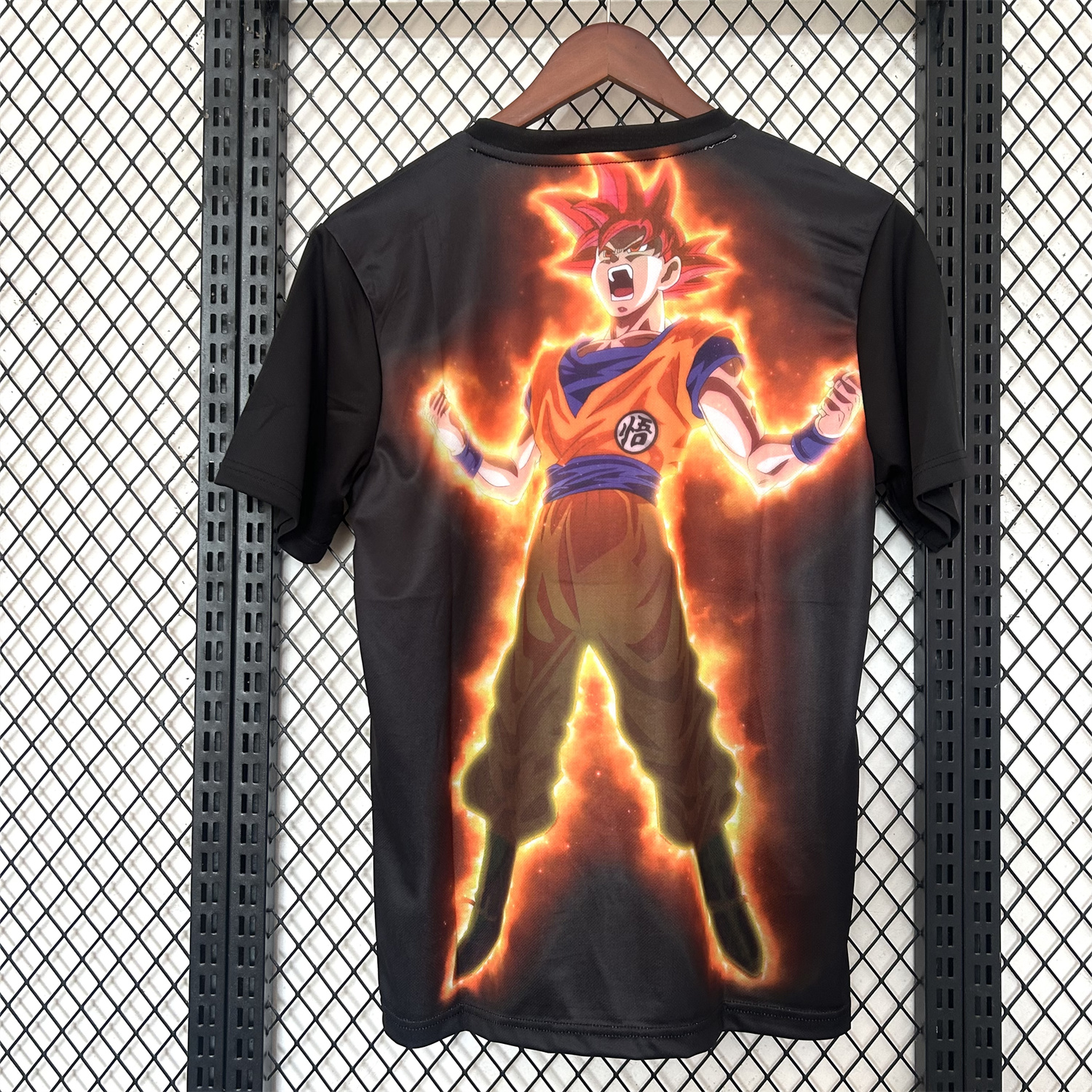 AlphaJersey-Japan 25-26 Red Hair Son Goku Black Special Edition Jersey - Fans Version