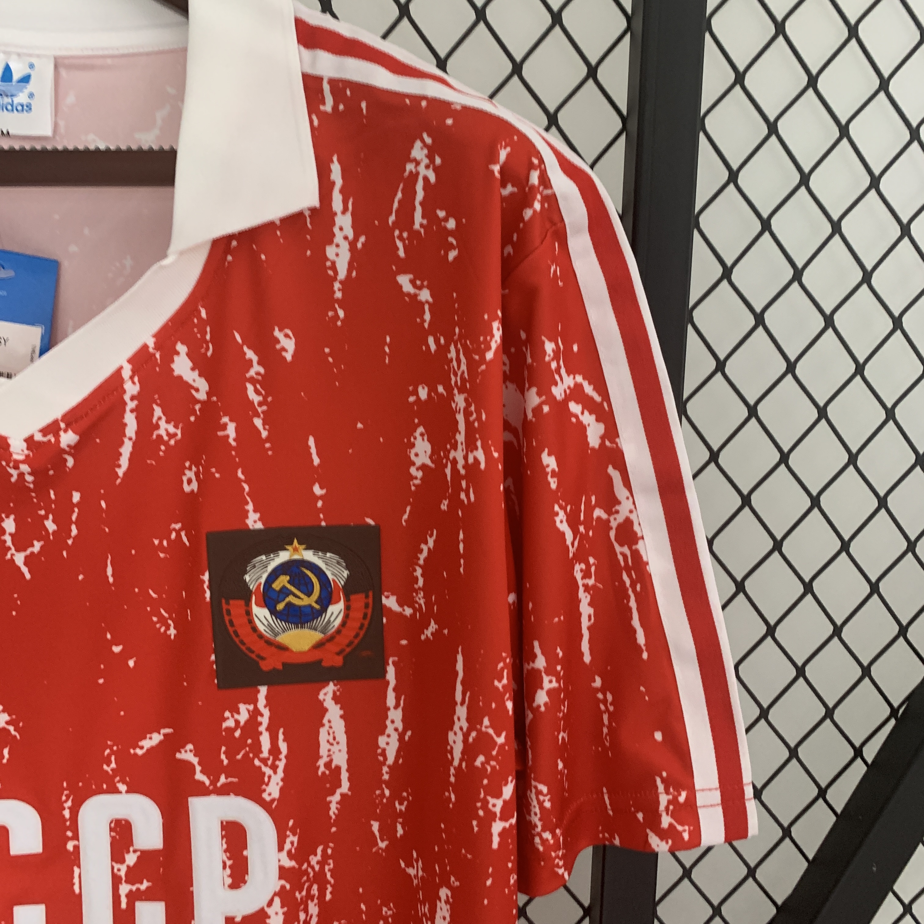 AlphaJersey-Retro Soviet Union 1990 Home Stadium Jersey