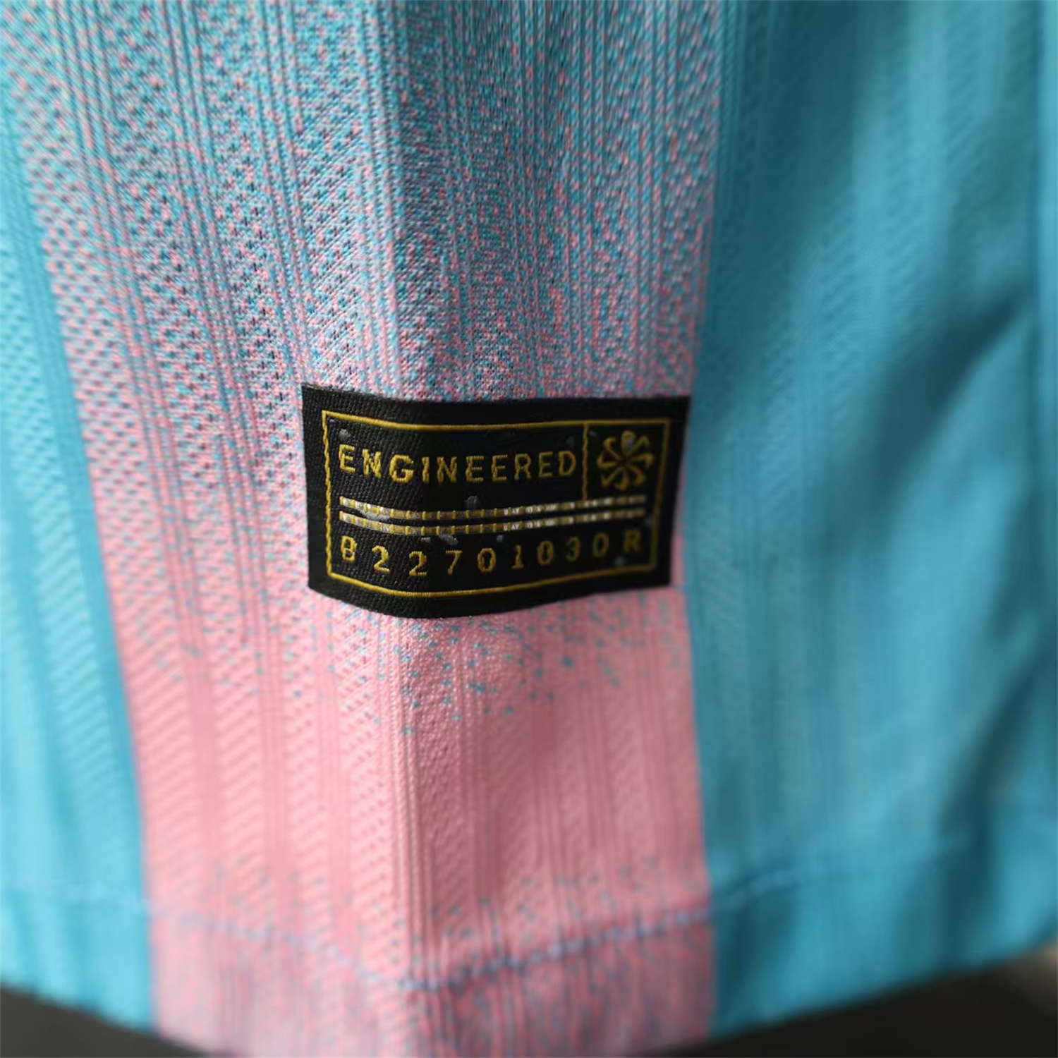 AlphaJersey-Barcelona 25-26 Orange Logo Pink & Light Blue Special Jersey - Player Version