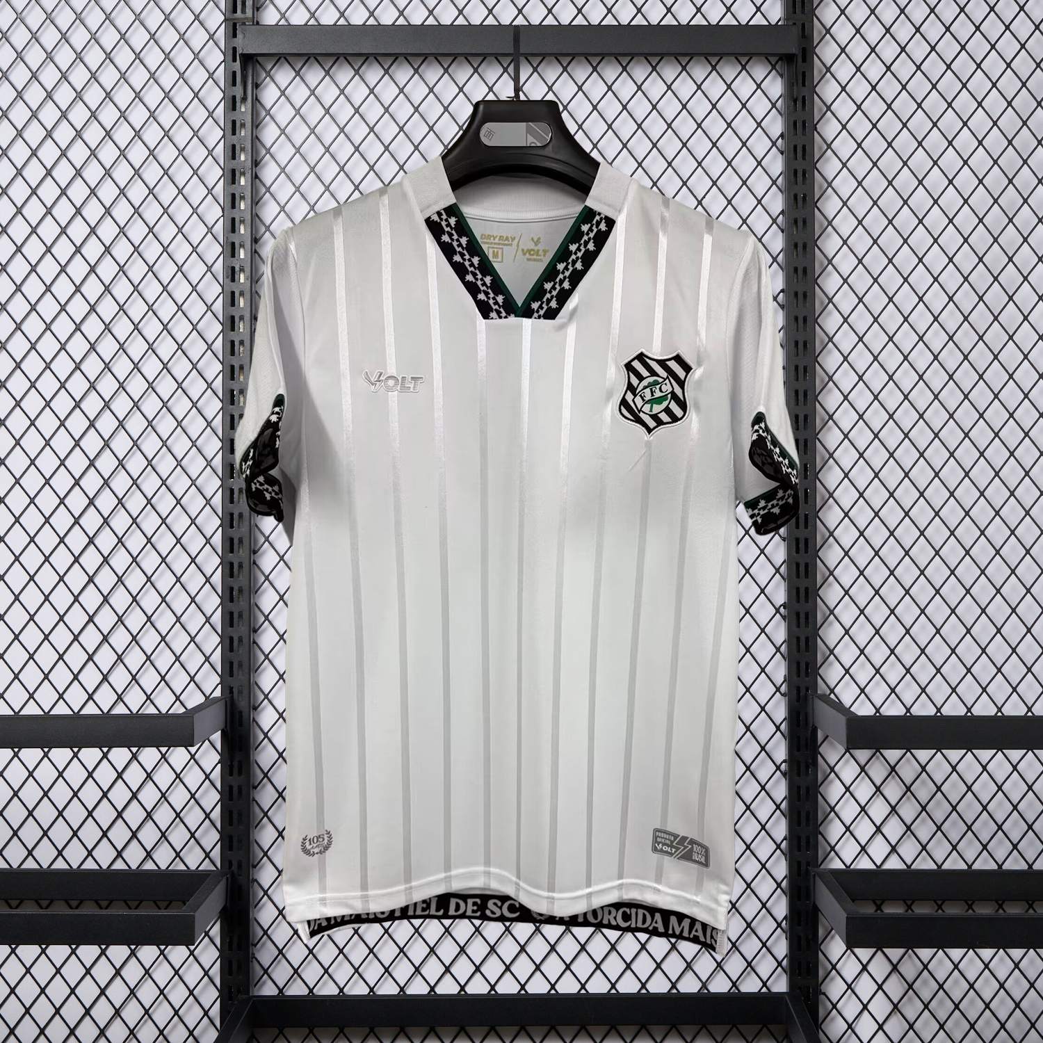 AlphaJersey-Figueirense 26-27 Away White 105th Anniversary Jersey - Fans Version
