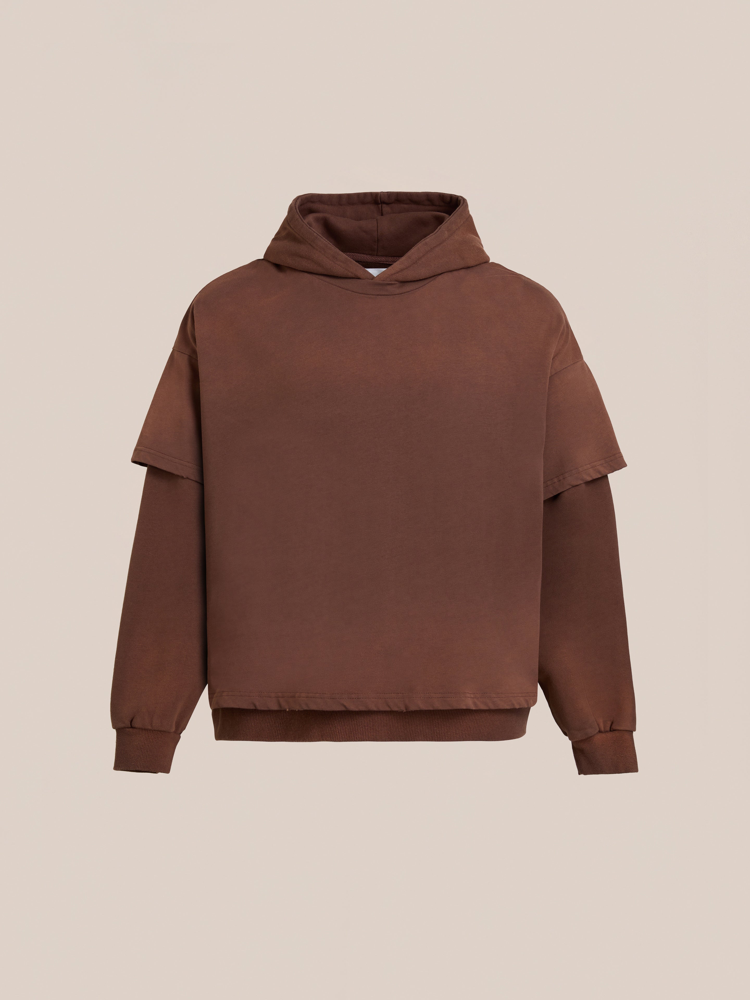 Double Layer Hoodie | Modern Menswear by yycbvcnbmmnbm