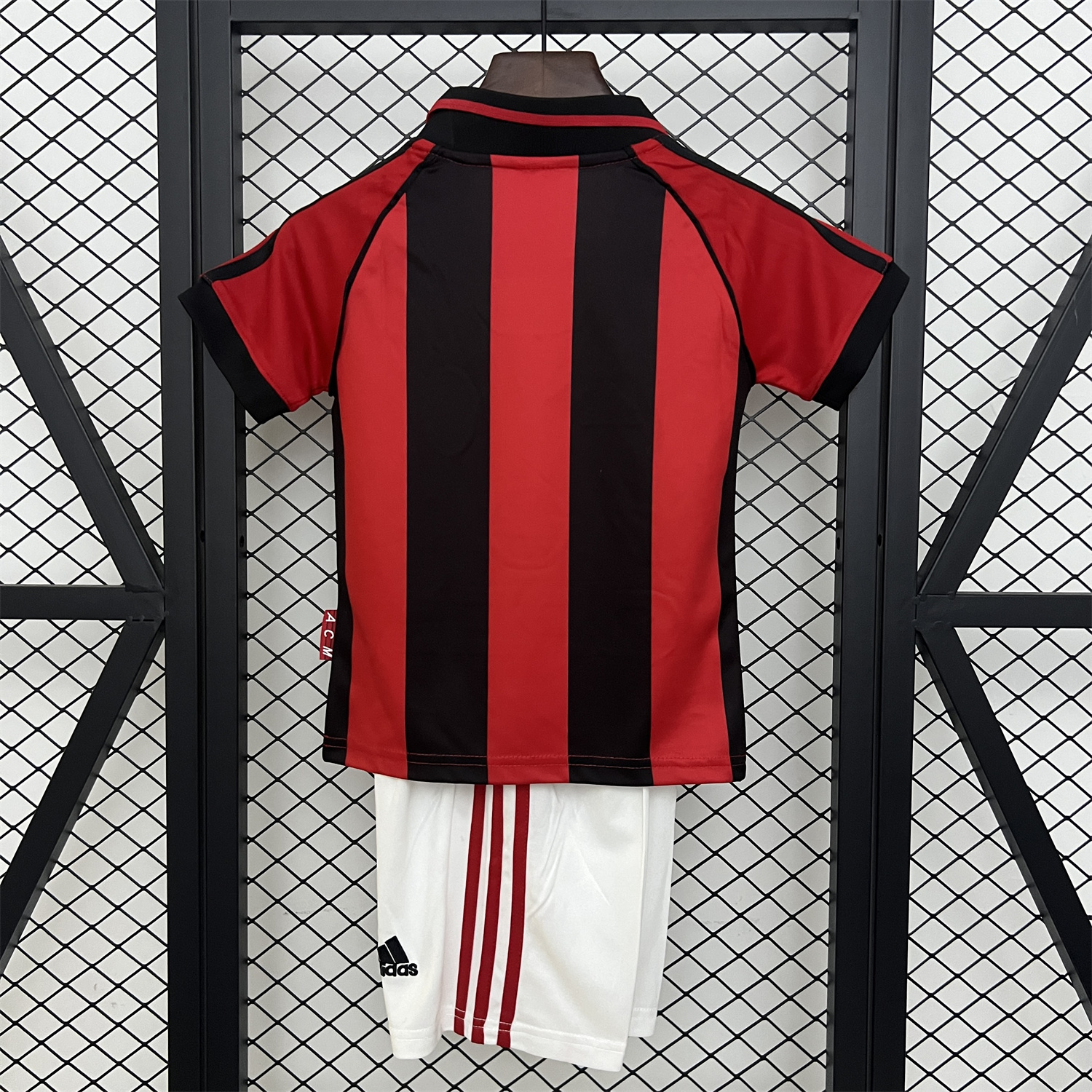AlphaJersey-Retro AC Milan 1998-99 Home Kids Kit