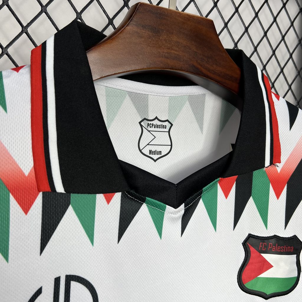 AlphaJersey-Retro Club Deportivo Palestino X Hypepeace White Throwback Jersey