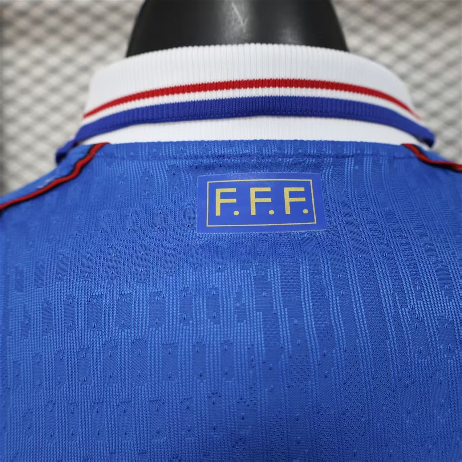 AlphaJersey-Retro France 1998 Home Blue Jersey - Player Version