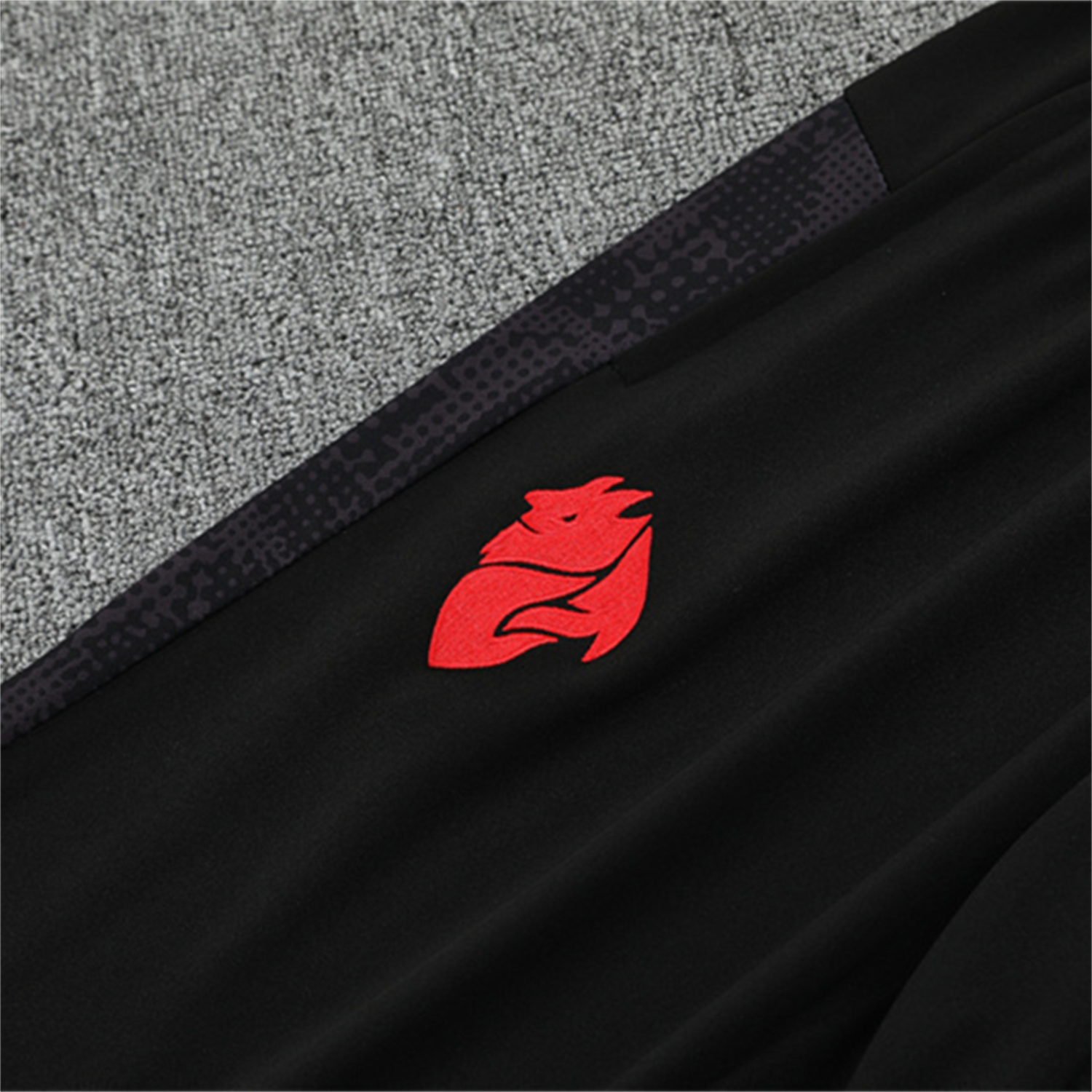 AlphaJersey-AC Milan 25-26 Long Sleeve Training Set - Black Top & Black Pants