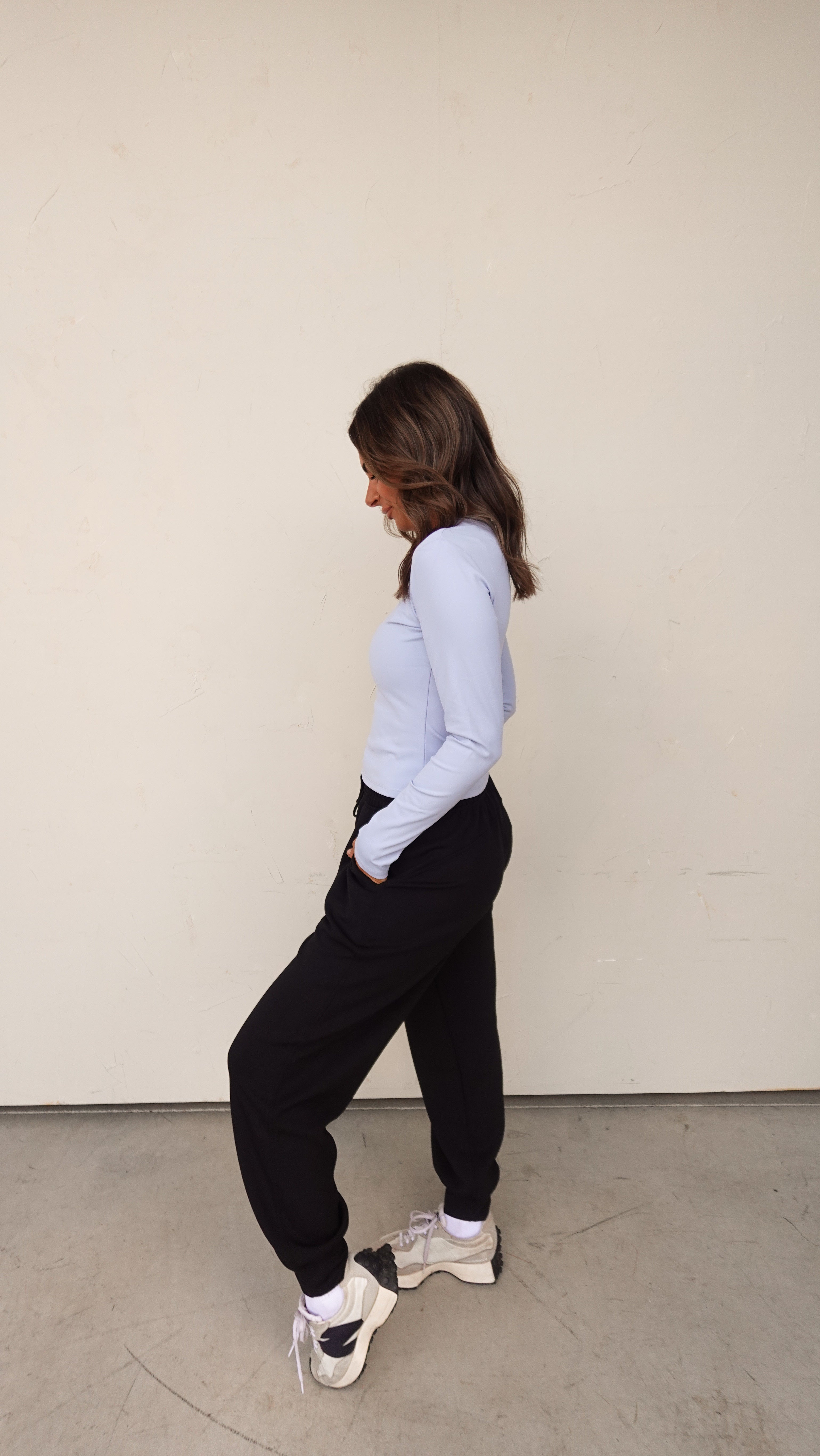 Black Scuba Jogger Pant | Elegant Women's Fashion by coolavocek