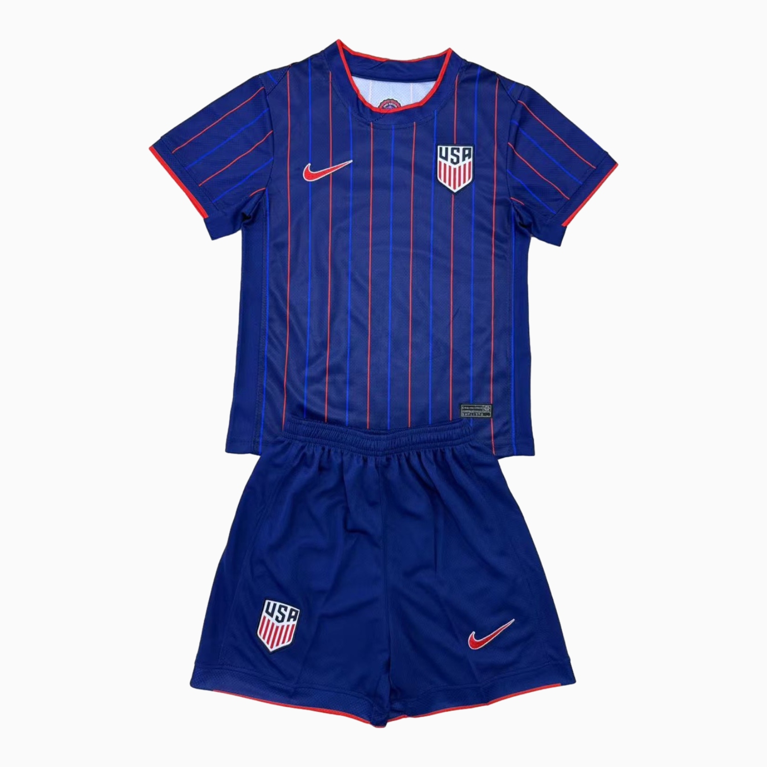 AlphaJersey-United States USA 25-26 Away Deep Blue Men's Adult Jersey Set - Fans Version
