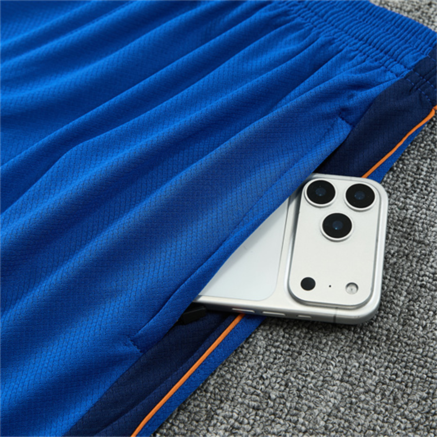AlphaJersey-France 2026 Short-Sleeve Training Set - Blue Top & Shorts