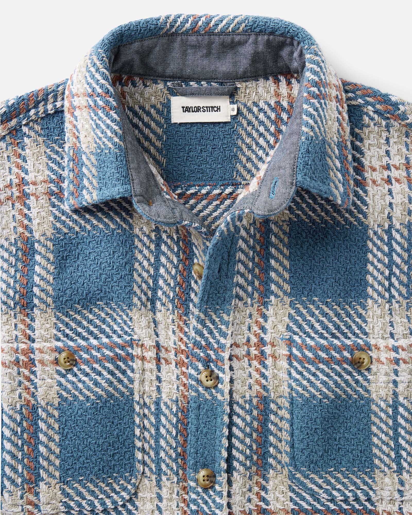 The Cutter Overshirt in Ocean Plaid | Modern Menswear by yycbvcnbmmnbm
