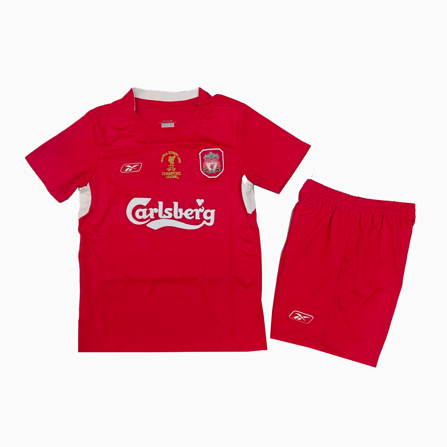 AlphaJersey-Retro Liver.pool 2004-05 Home Kids Kit