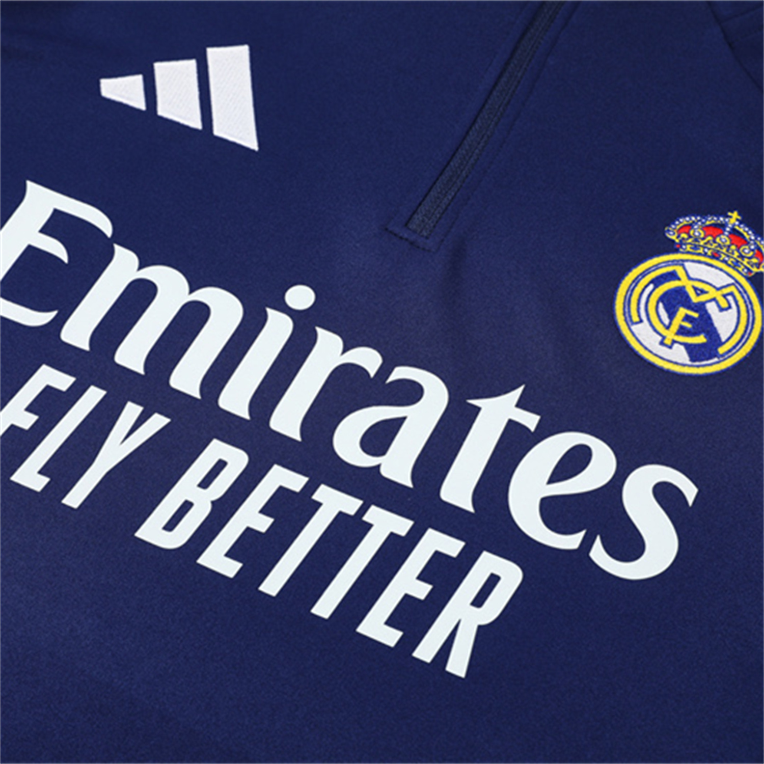 AlphaJersey-Real Madrid 25-26 Long Sleeve Training Set - Deep Blue Top & Pants