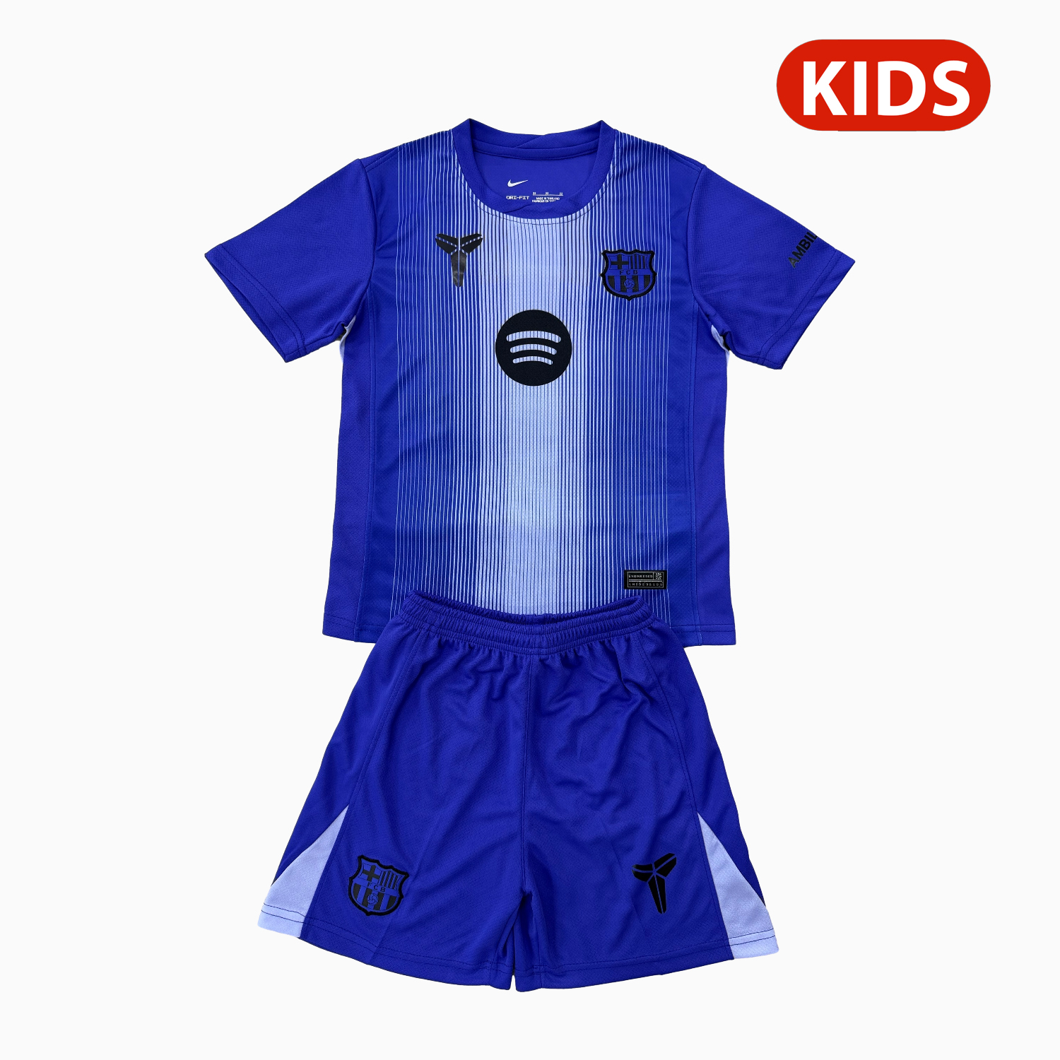 AlphaJersey-Barcelona 25-26 Purple Goalkeeper Kids Kit