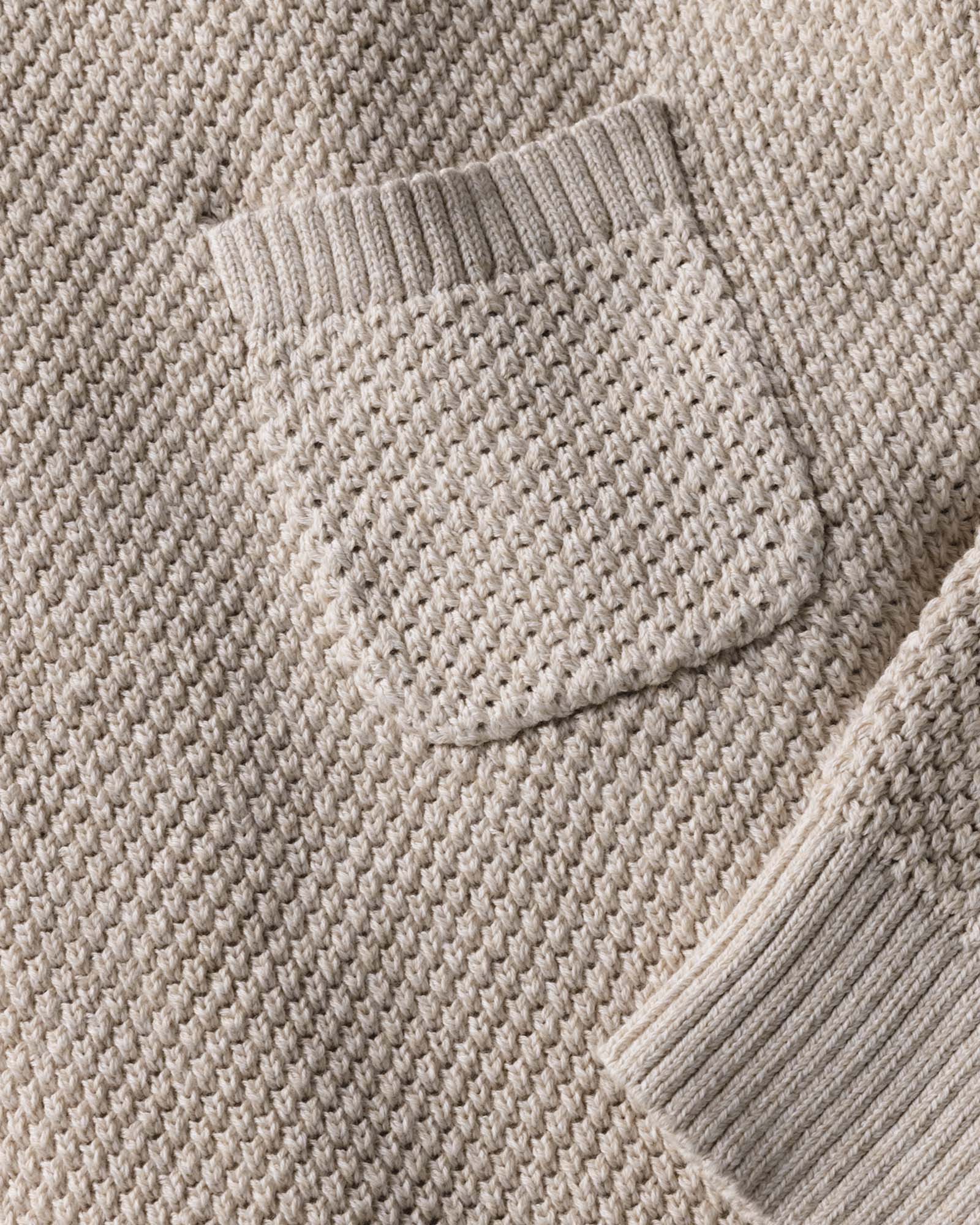 The Crawford Crew Sweater in Marled Natural | Modern Menswear by yycbvcnbmmnbm