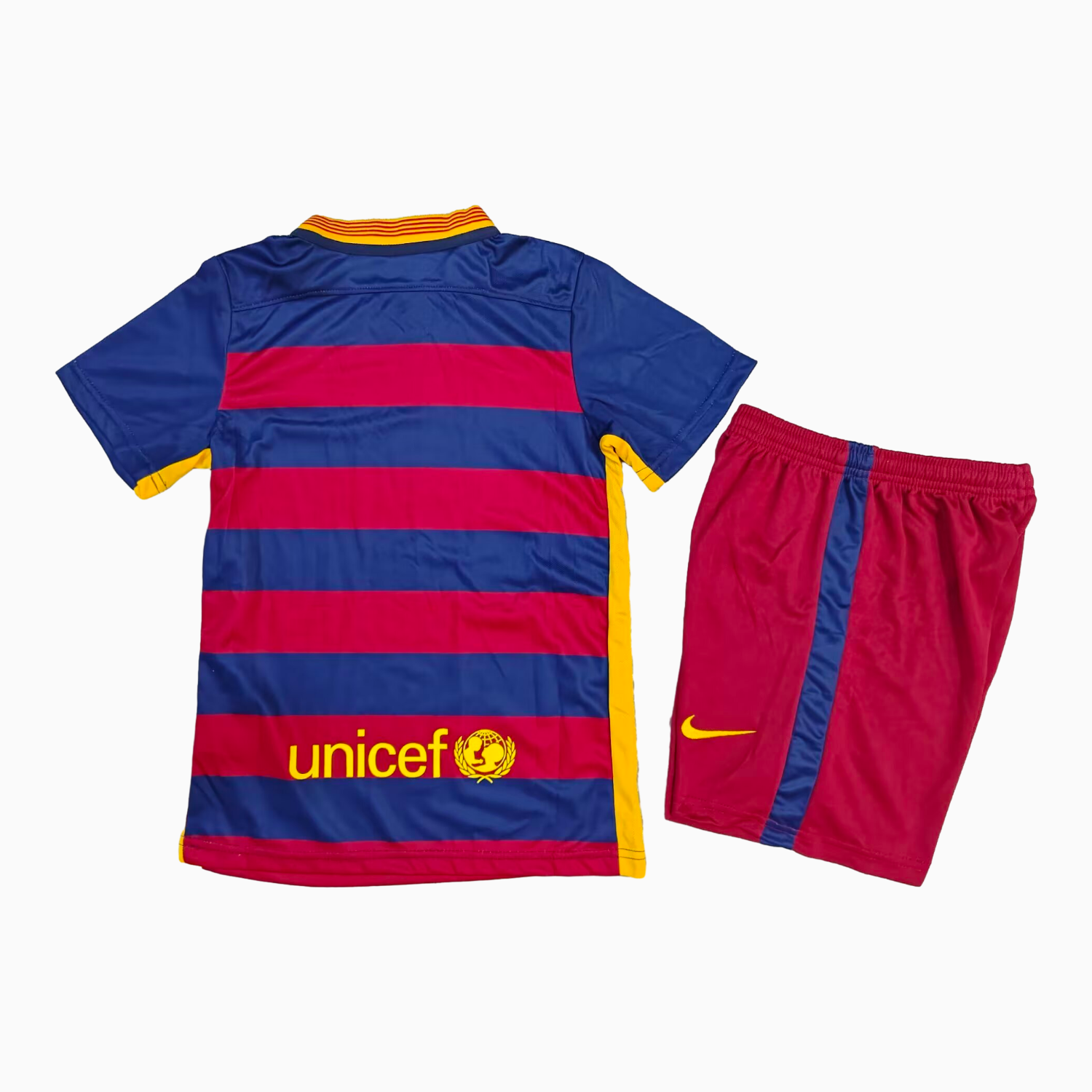 AlphaJersey-Retro Barcelona 2015-16 Home Kids Kit