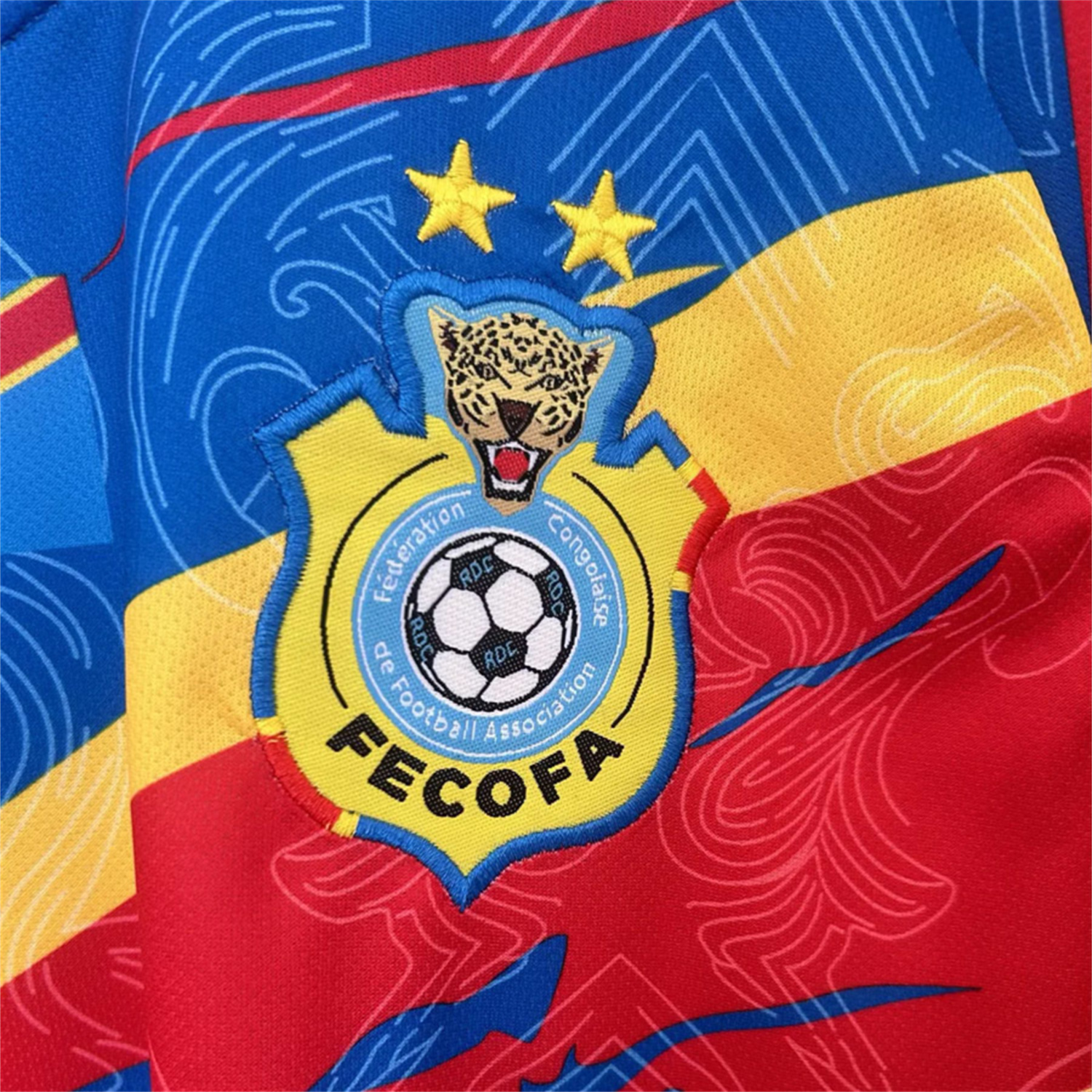 AlphaJersey-Congo 2026 Blue And Red Special Jersey - Fans Version