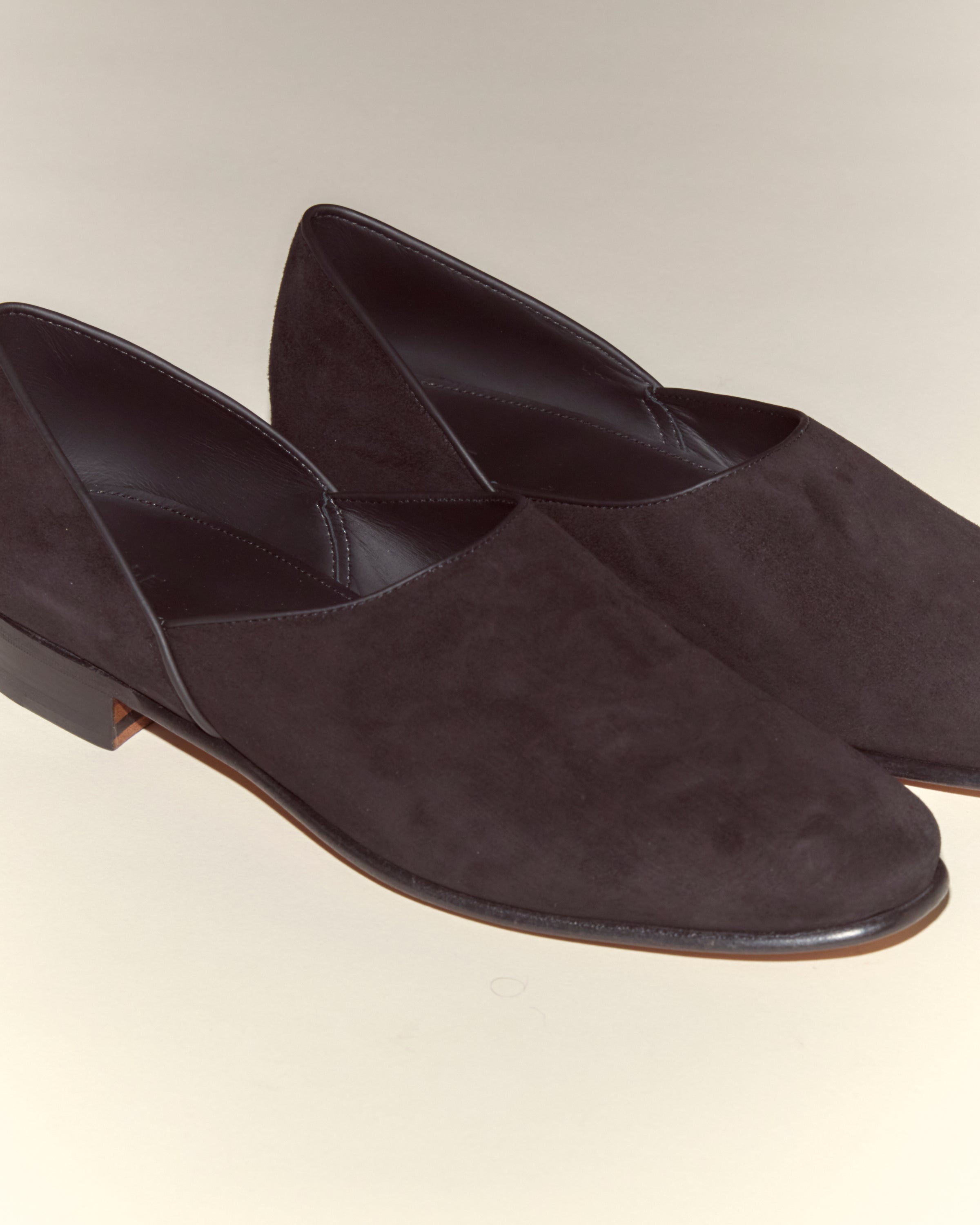 Suede House Shoes - Black | Modern Menswear by yycbvcnbmmnbm