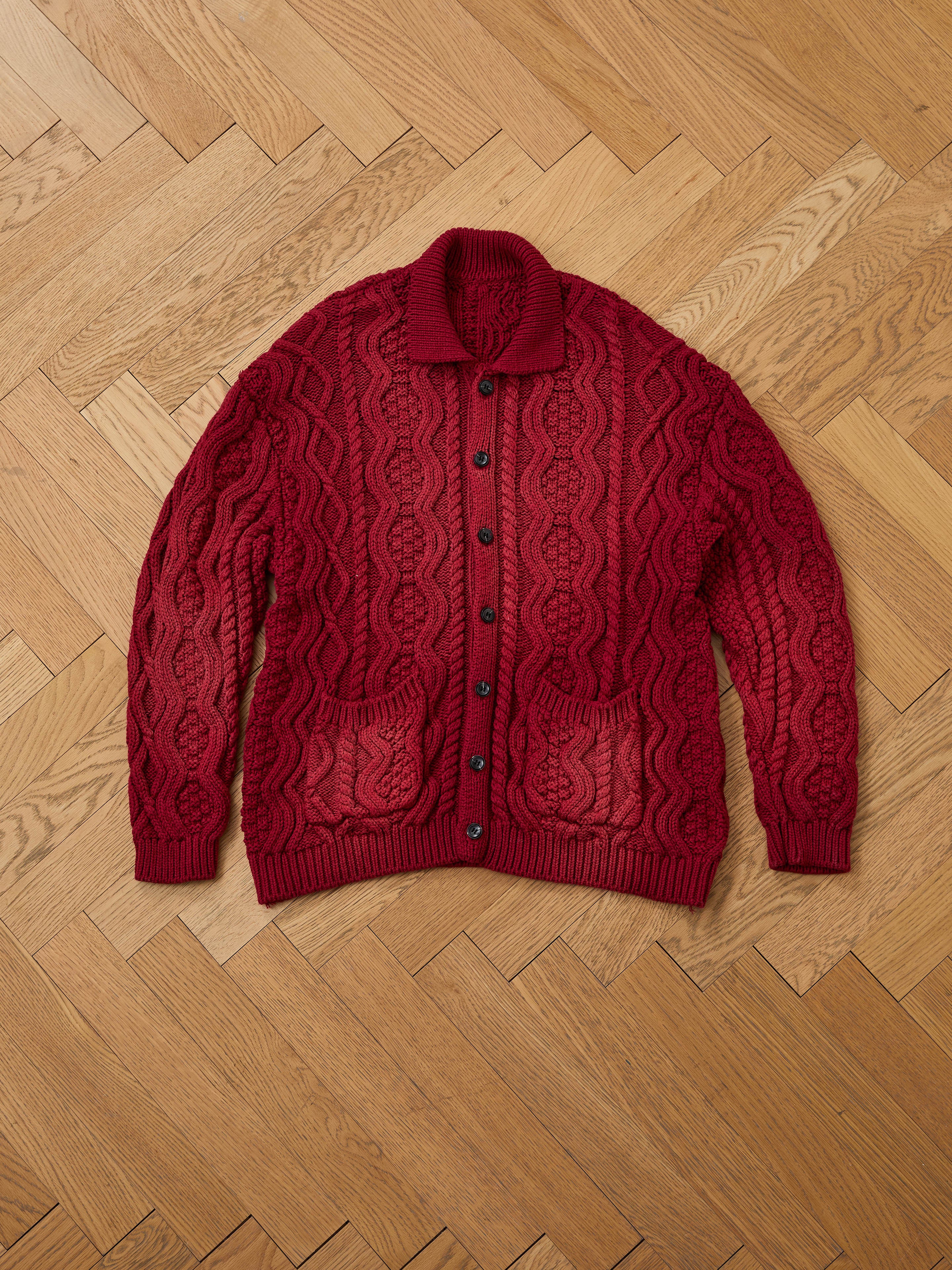 Cable Knit Buttoned Cardigan | Modern Menswear by yycbvcnbmmnbm