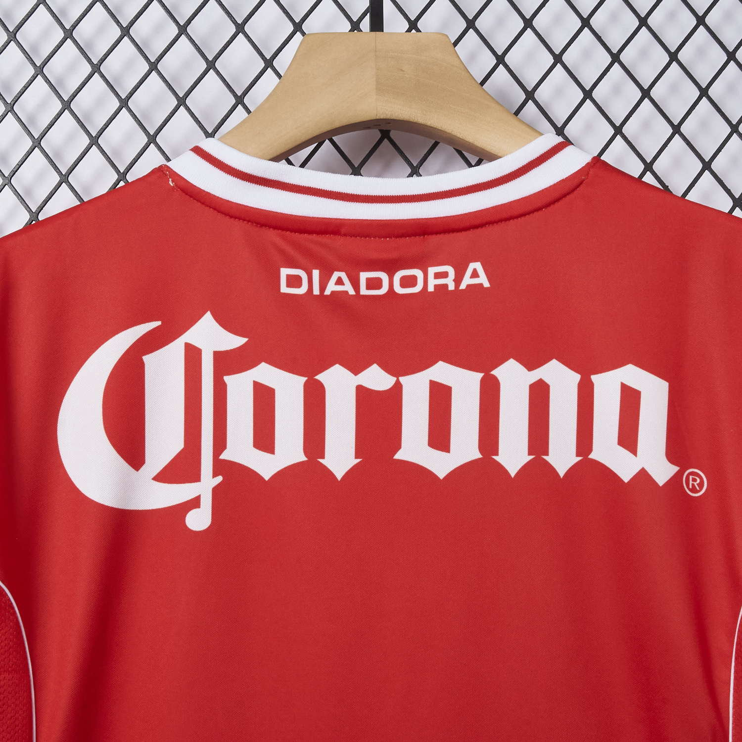 AlphaJersey-Retro Toluca 1998-99 Home Red Jersey