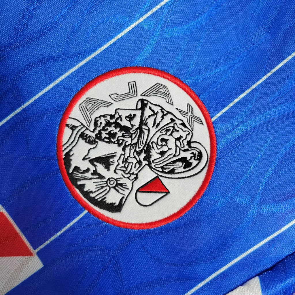 AlphaJersey-Retro Ajax 1990 Away Stadium Jersey