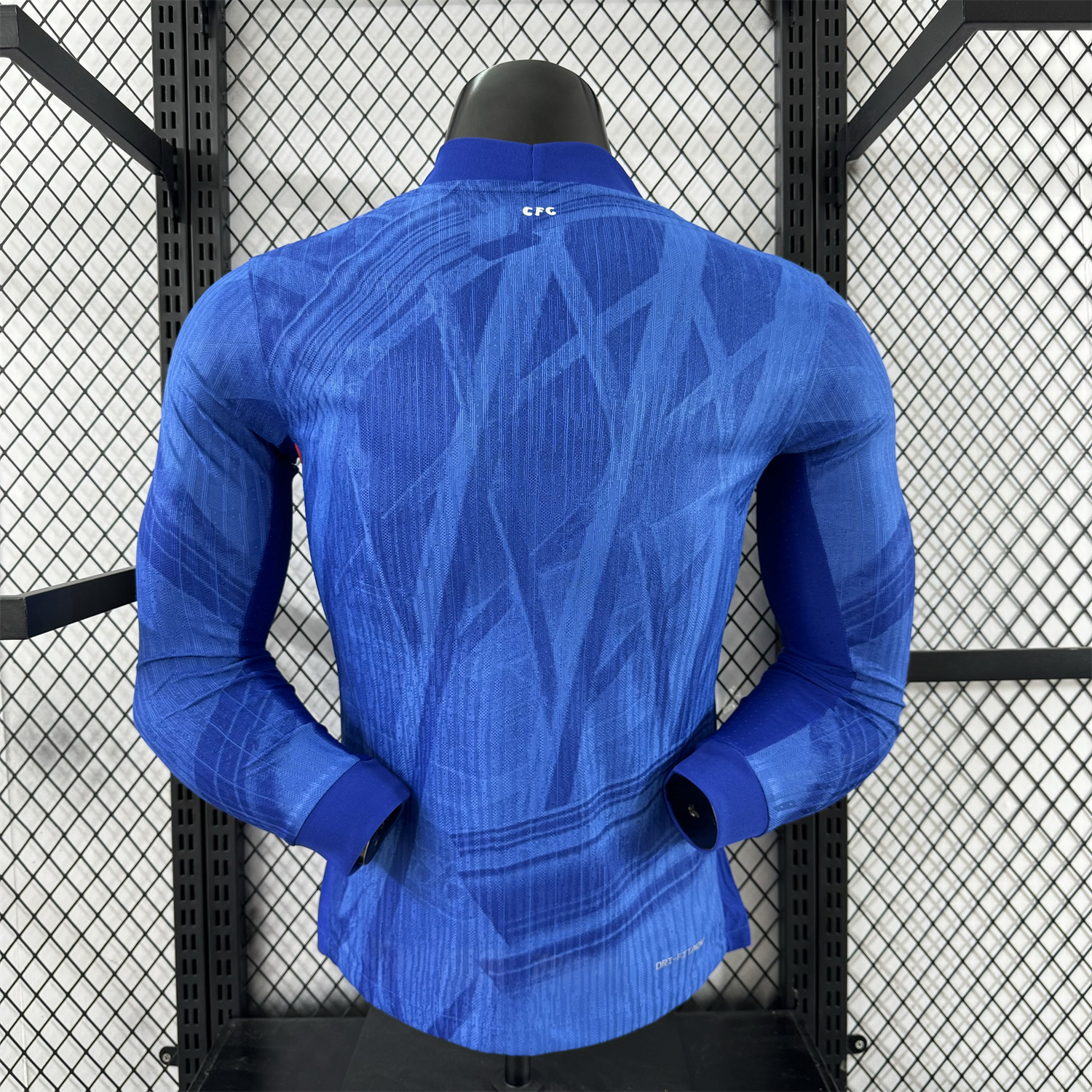 AlphaJersey-C.H.E.L.S.E.A 25-26 Home Unsponsored Blue Long Sleeves Jersey - Player Version