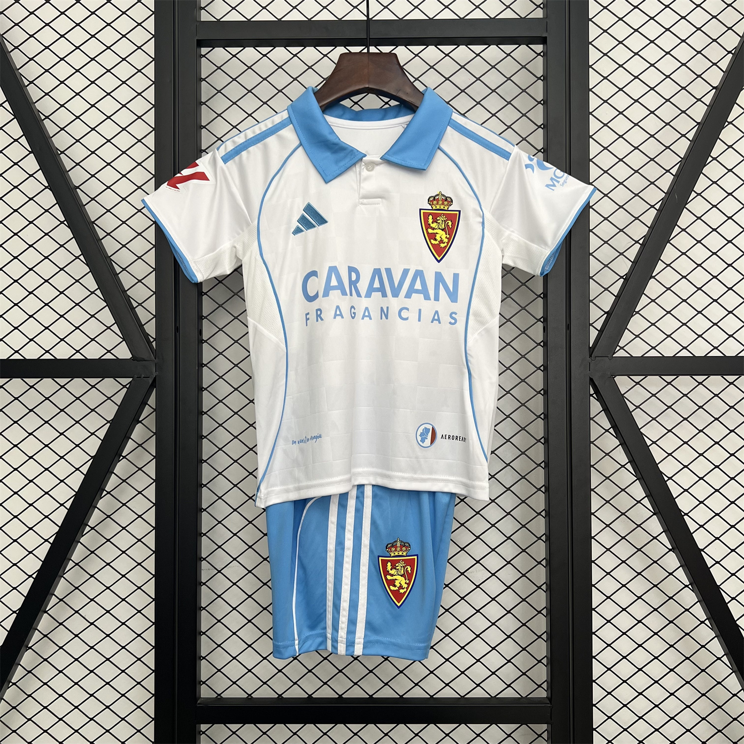 AlphaJersey-Real Zaragoza 25-26 Home Kids Kit