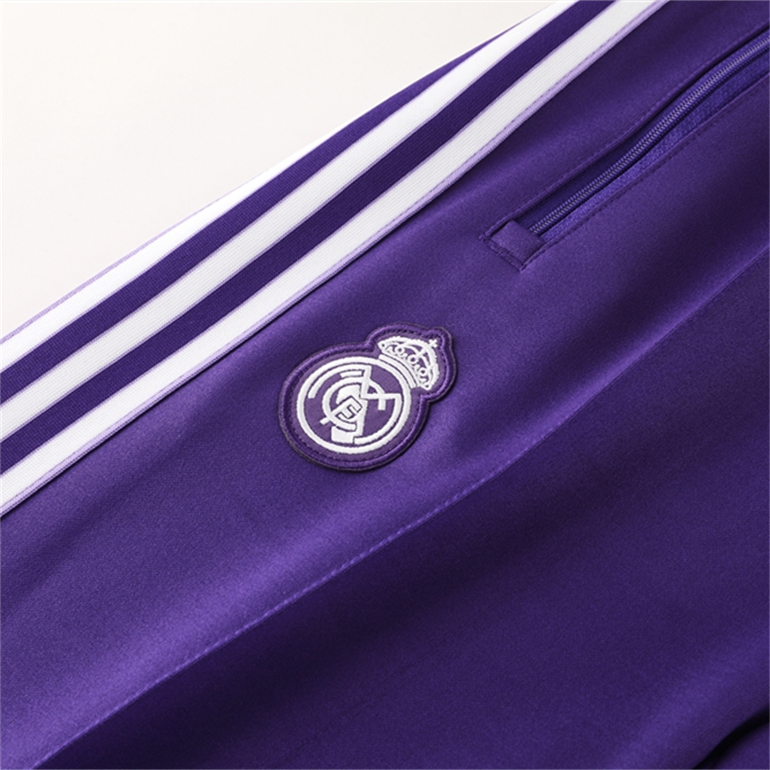 AlphaJersey-Real Madrid 25-26 Purple Terrace Icon Jacket Training Tracksuit - Purple Jackets & Pants