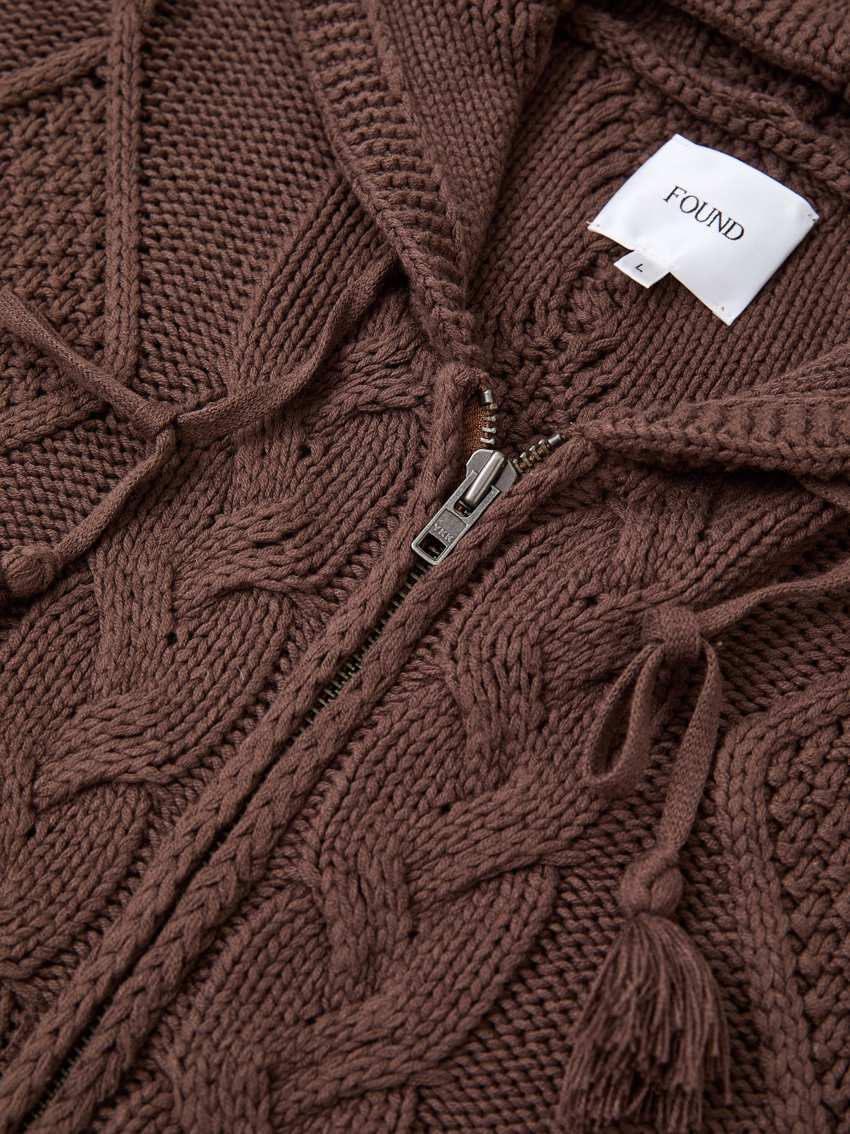 Zip Up Cable Knit Hoodie | Modern Menswear by yycbvcnbmmnbm