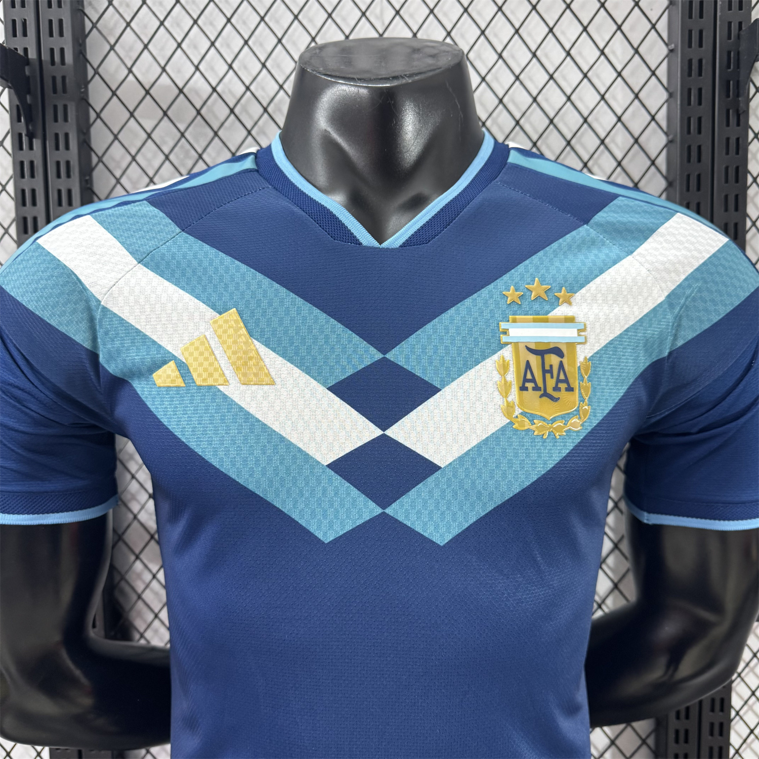 AlphaJersey-Argentina 2026 Blue Shoulder Stripes Special Jersey - Player Version