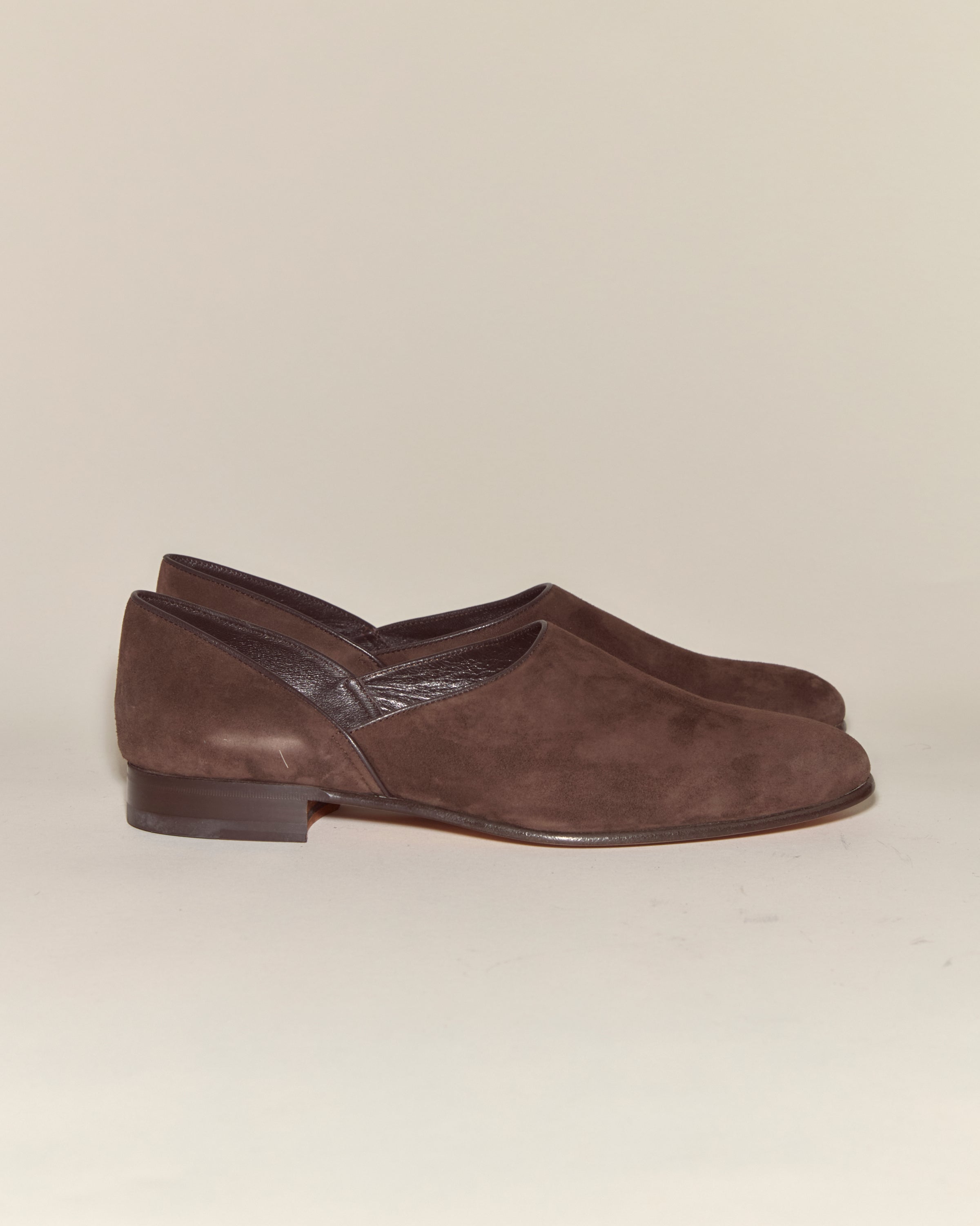 Suede House Shoes - Brown | Modern Menswear by yycbvcnbmmnbm
