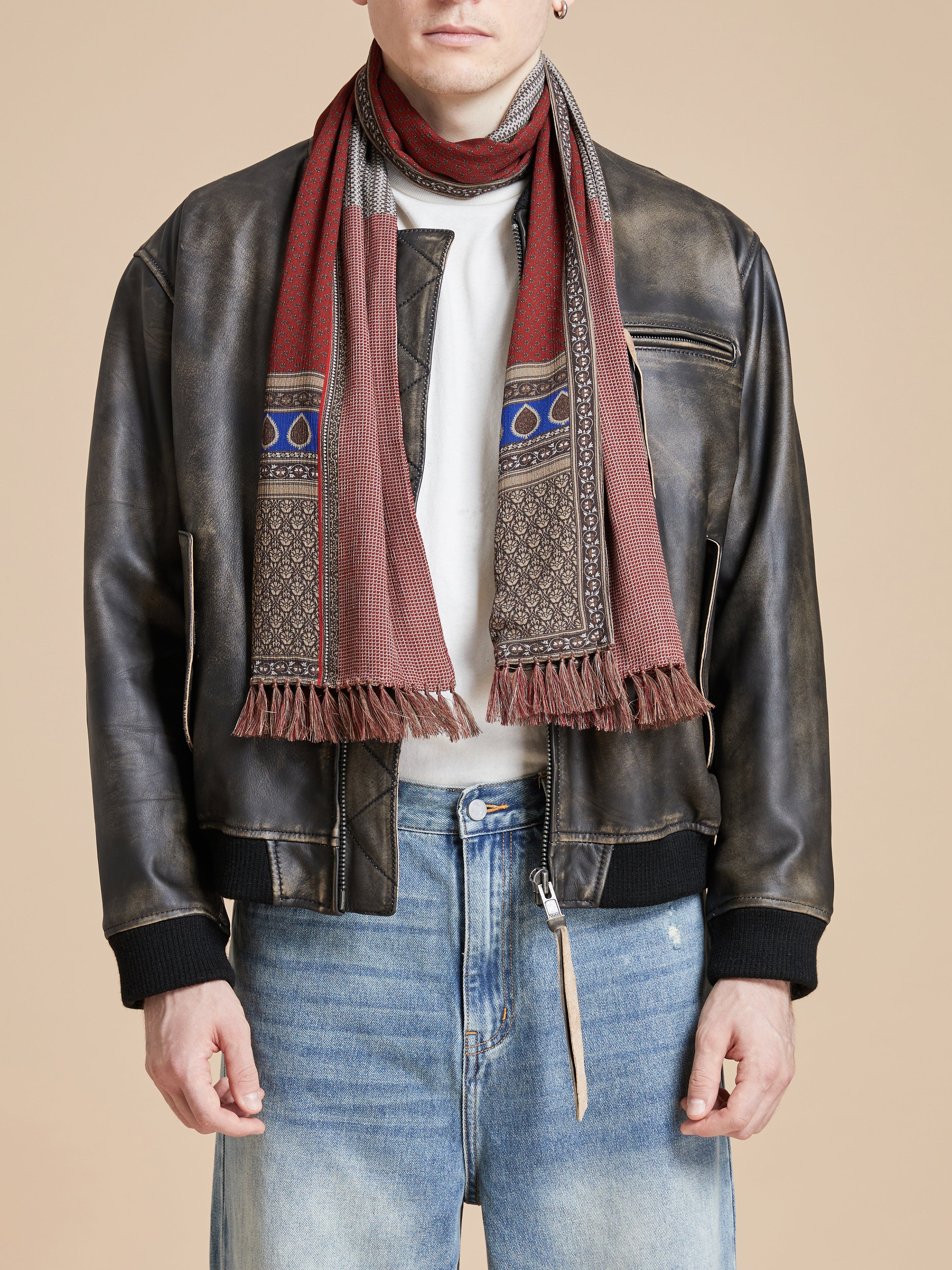 Paisley Medley Scarf | Modern Menswear by yycbvcnbmmnbm