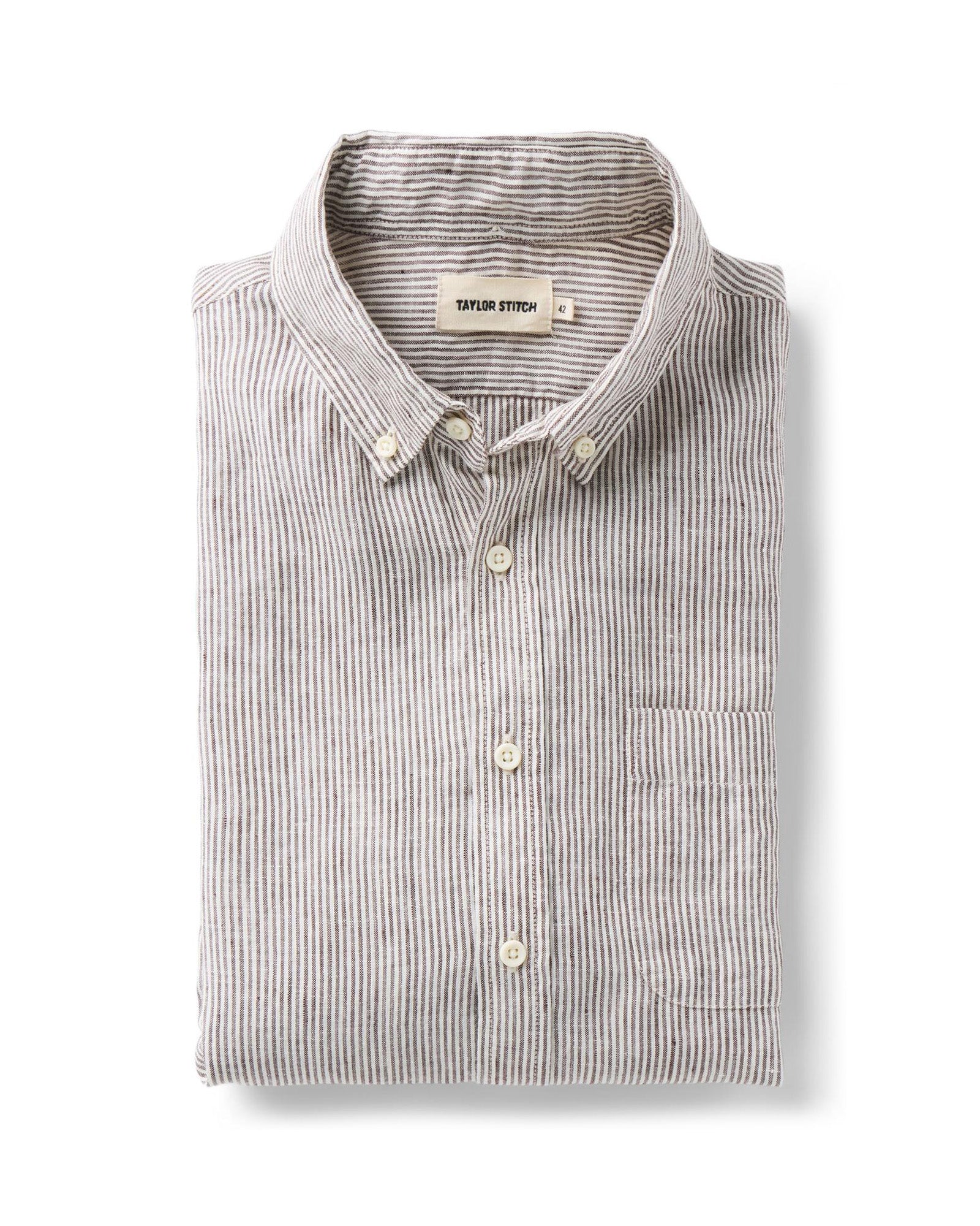 The Jack in Burgundy University Stripe Linen | Modern Menswear by yycbvcnbmmnbm