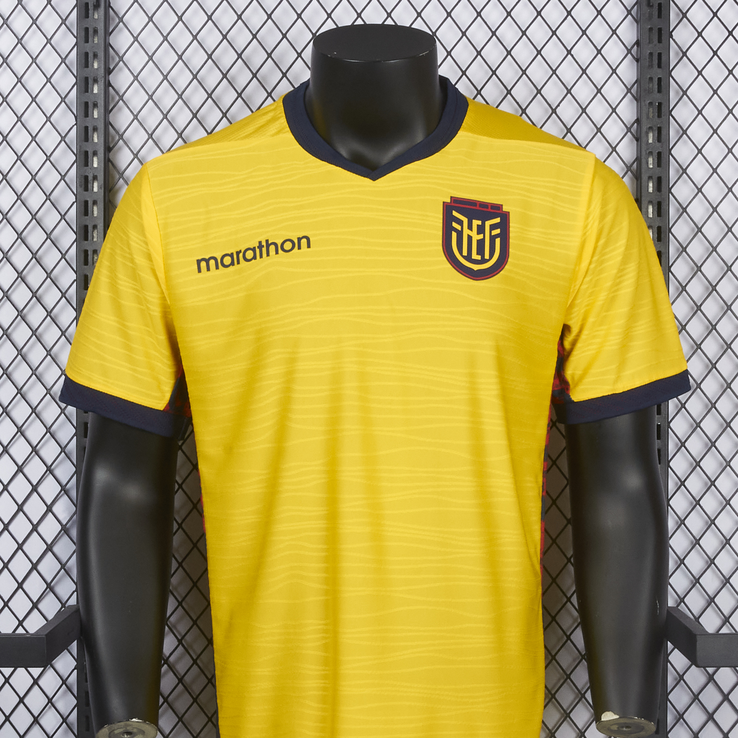 AlphaJersey-Ecuador 2026 Home Yellow Jersey - Player Version