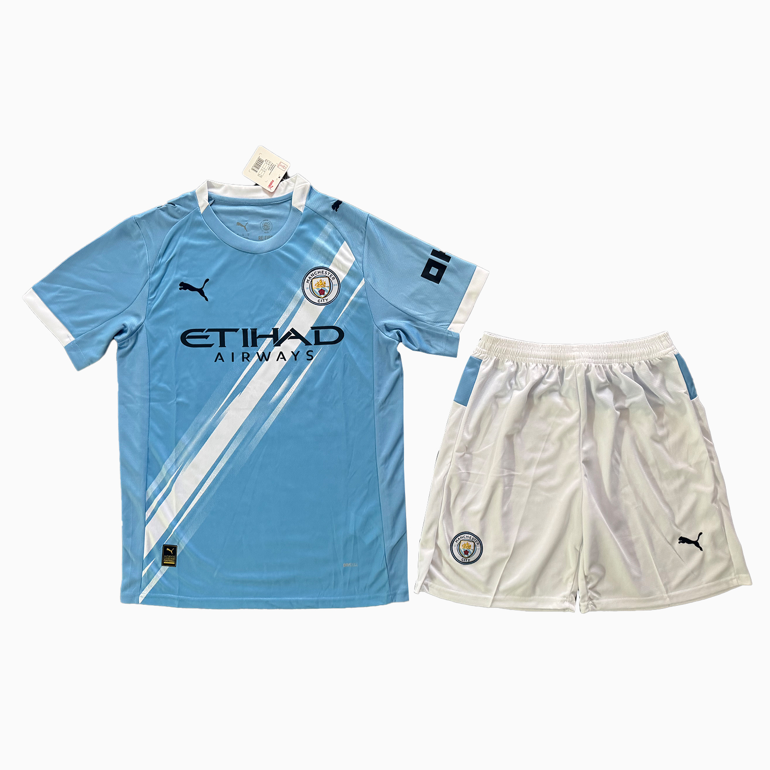 AlphaJersey-Manchester City 25-26 Home Men's Adult Jersey Set - Fans Version